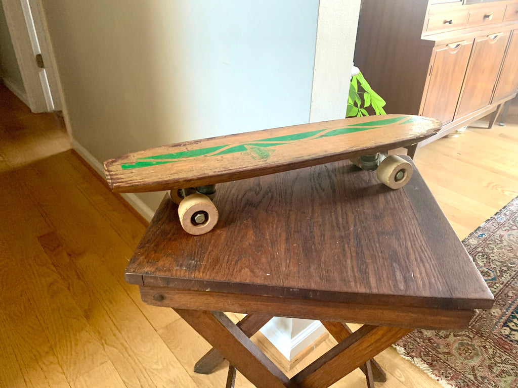 Nash Sidewalk Surfboards | Vintage Nash 37 Wood Skateboard | Vintage Skateboard | Nash Texas 37 Wood Skateboard | Early Wooden Skateboard