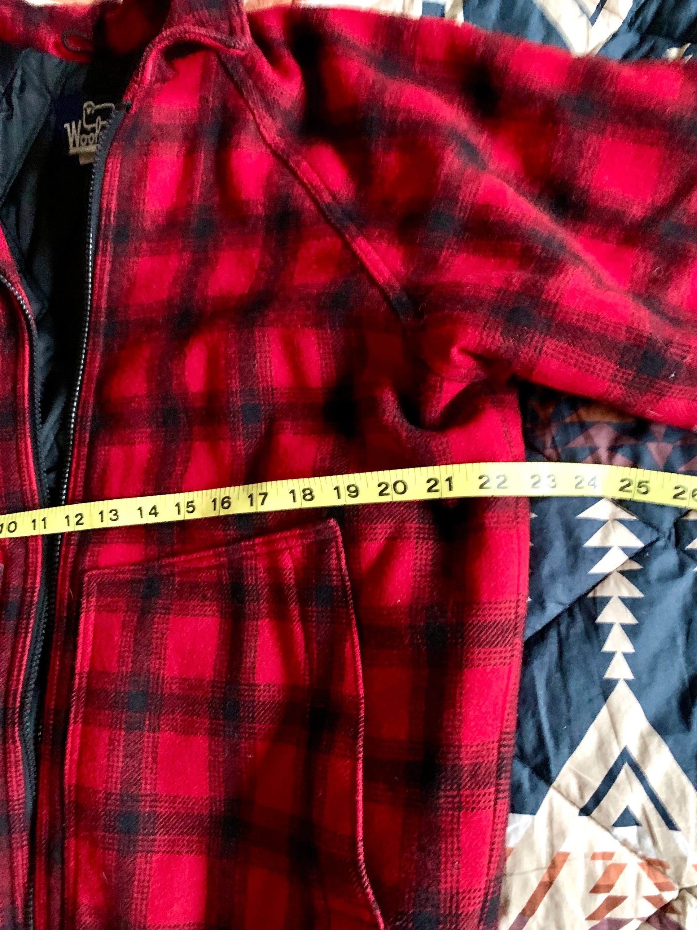 Vtg 80's Woolrich Wool Medium Coat | Woolrich Hunting Jacket | Woolrich 547 Plaid Wool Blend Jacket | Buffalo Plaid Jacket | Made In USA