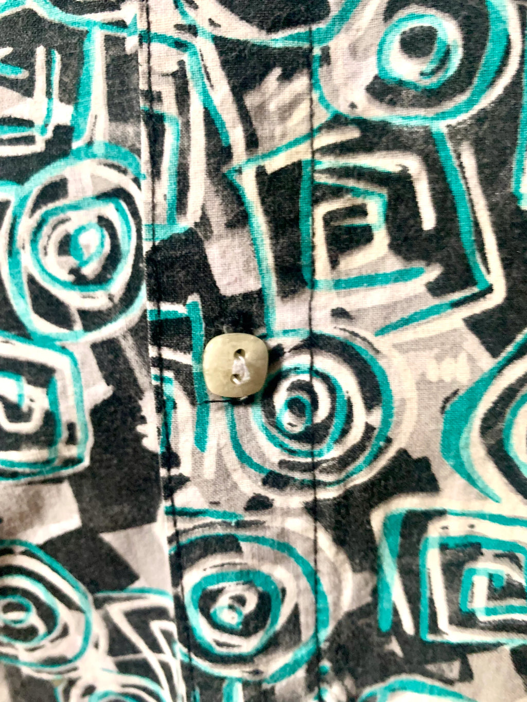 Vtg Vision Street Wear Button Up Shirt | 90's Vision Street Wear Short Sleeve Button Down Shirt | XL Made In USA Skate, Surf Wear