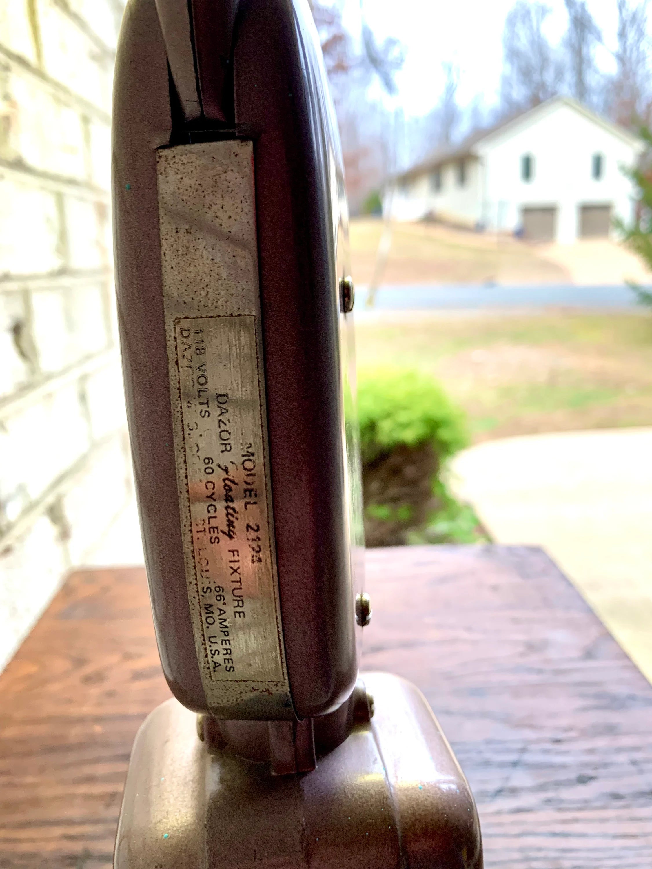 Vtg Dazor Floating Arm Desk Lamp | Industrial Floating Lamp | Classic Dazor Fixture Lamp | Dazor Mid Century Task Lamp | Dazor Model 2124