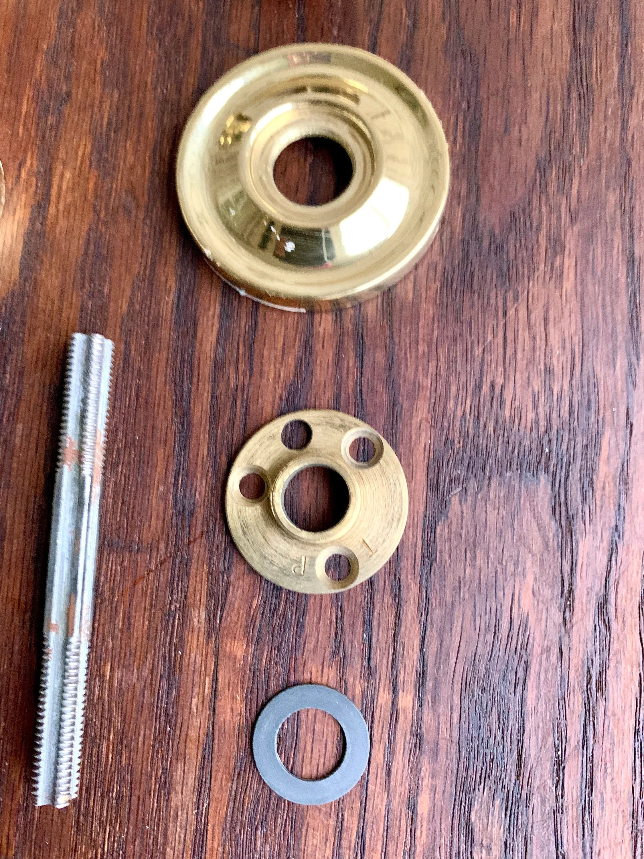 Solid Brass Smooth Oval Door Knobs | Thick Brass Salvaged Door Knobs | Restoration Door Knobs | Antique Style Door Knobs |High End Door Knob