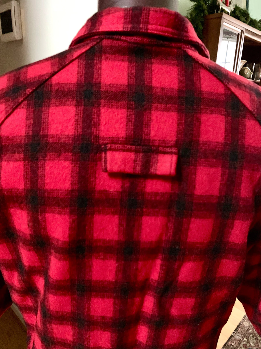 Vtg 80's Woolrich Wool Medium Coat | Woolrich Hunting Jacket | Woolrich 547 Plaid Wool Blend Jacket | Buffalo Plaid Jacket | Made In USA