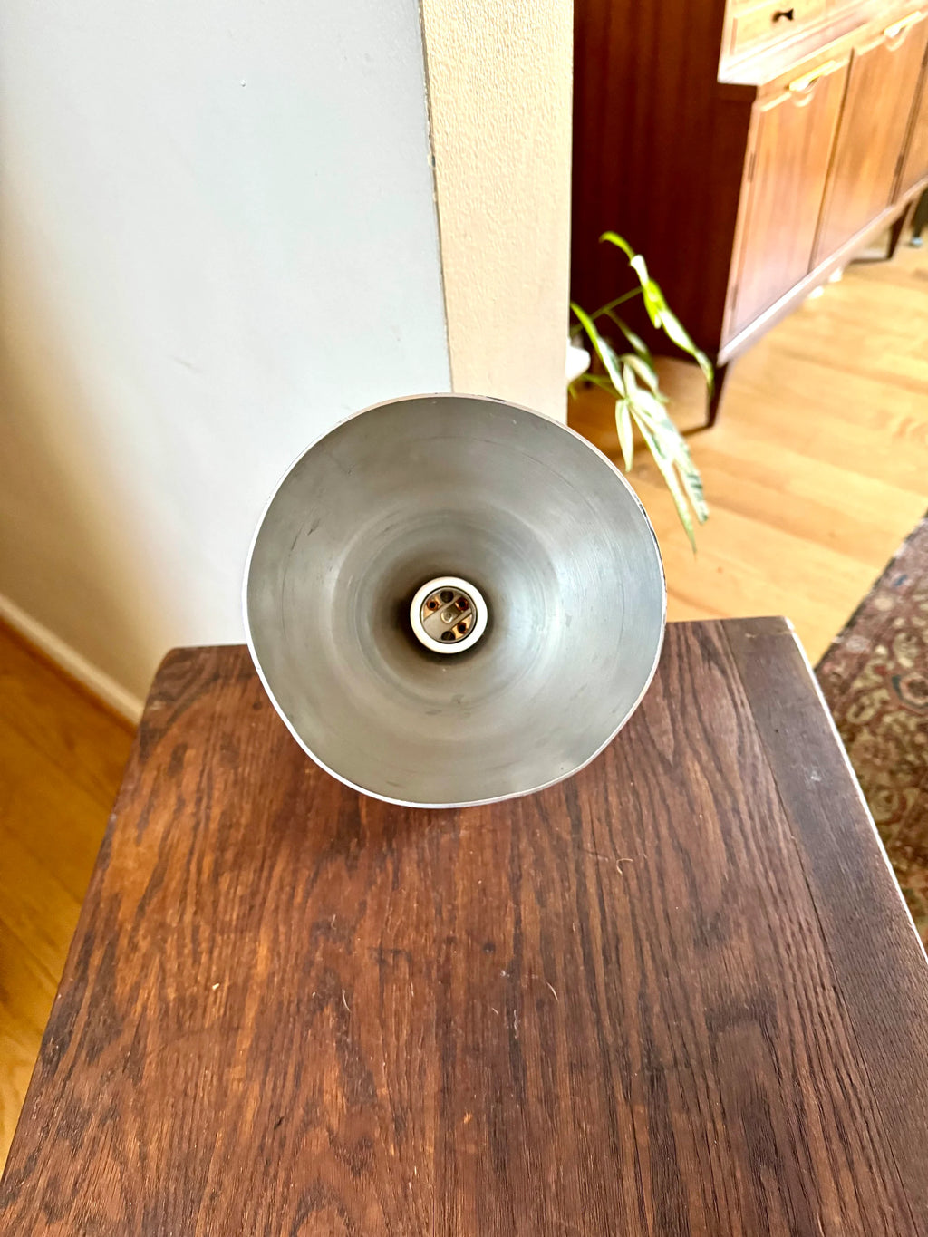 Vintage Modern Wall Lamp | Mid Century Modern Raw Metal Wall Lamp |  Raw Metal Modernist Wall Light | Atomic Wall Sconce | Space Age Lamp