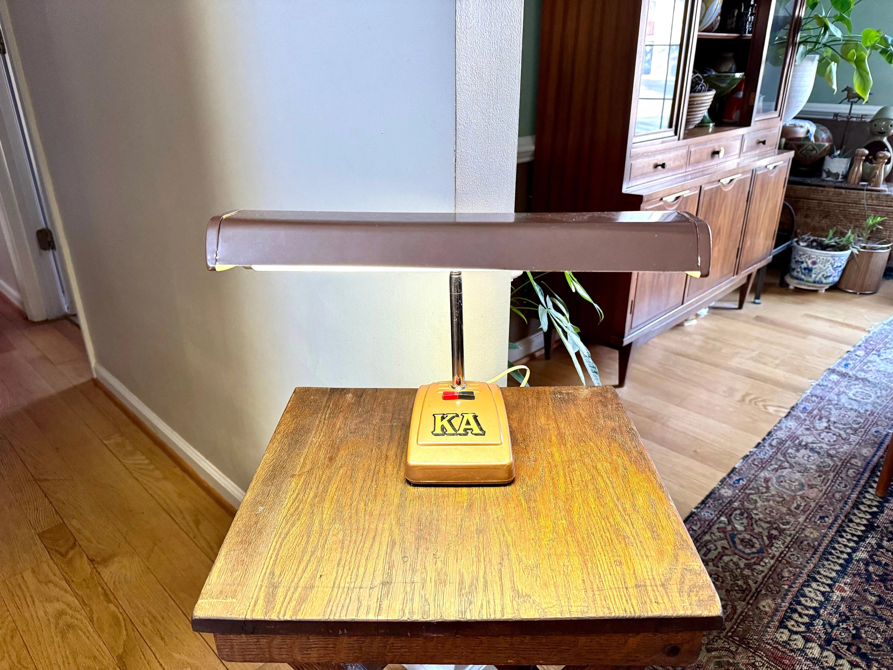 Vintage Industrial Model 311 Desk Lamp | Mid Century Desk Lamp | Goose Neck Desk Lamp | Task Desk Lamp | Florescent Desk Light