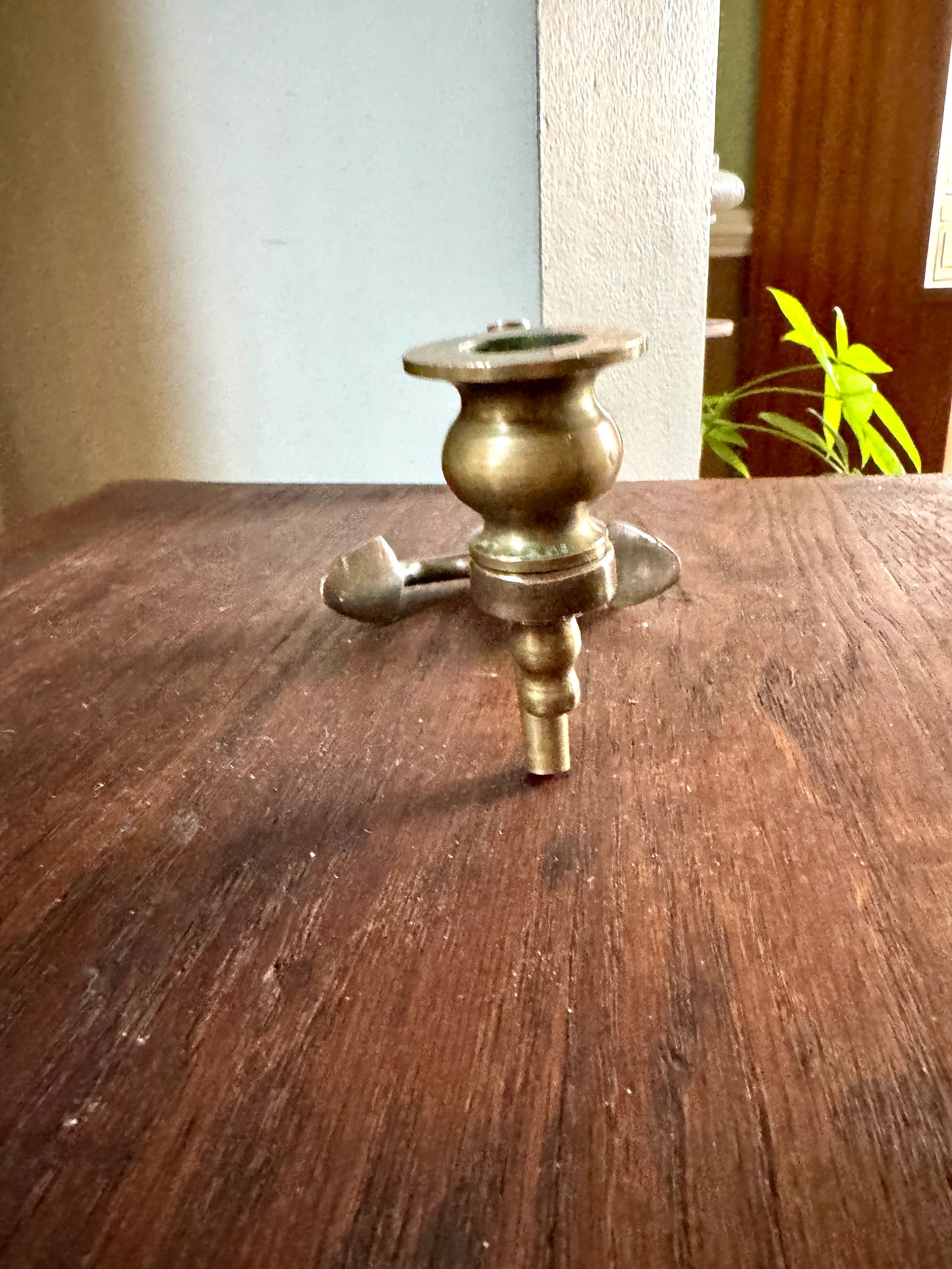 Solid Brass Yachtsman Anchor Candle Holder| Vintage Brass Boat Anchor Candlestick | Brass Nautical Decor | Beach House Decor | Cottage Decor