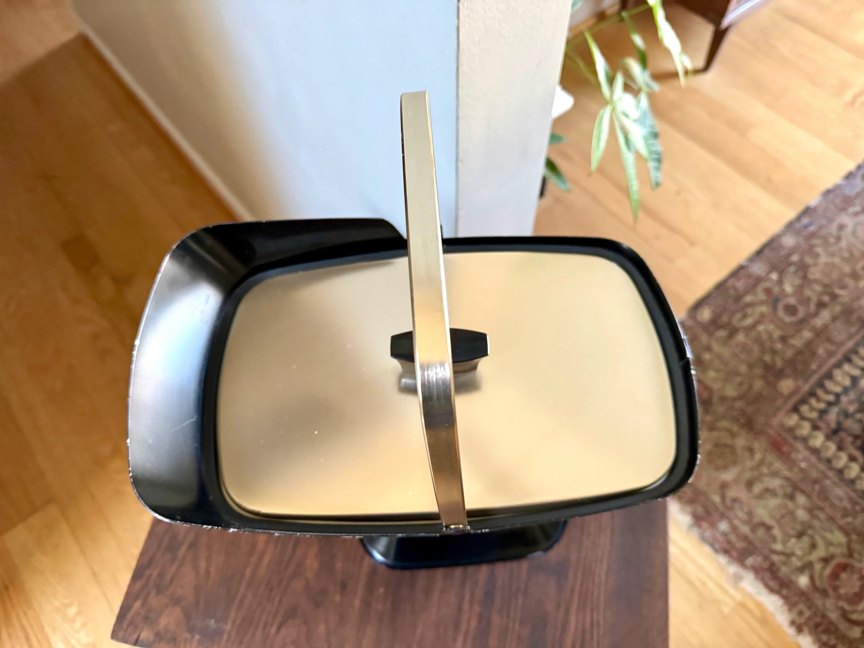 Vintage Metal Coal Scuttle Ice Bucket | West Bend Ice Bucket | MCM Ice Bucket | Coal Scuttle Ice Bucket