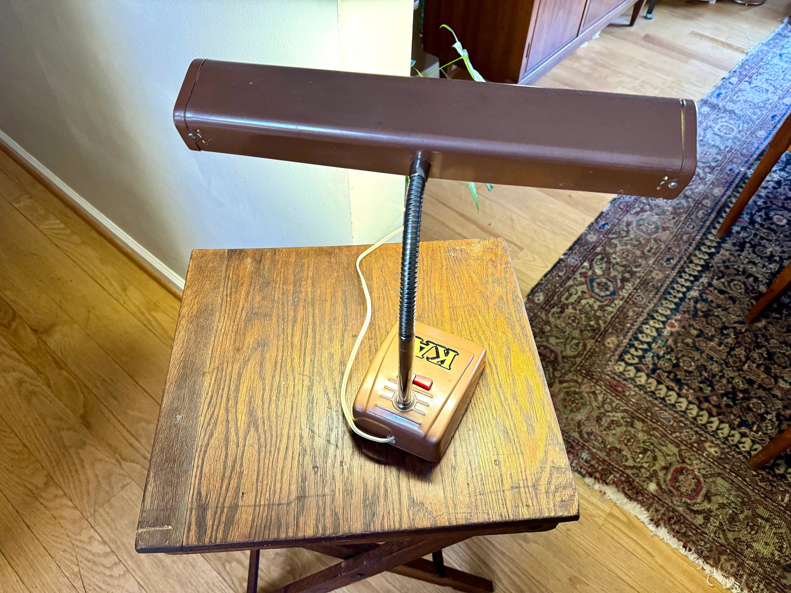 Vintage Industrial Model 311 Desk Lamp | Mid Century Desk Lamp | Goose Neck Desk Lamp | Task Desk Lamp | Florescent Desk Light