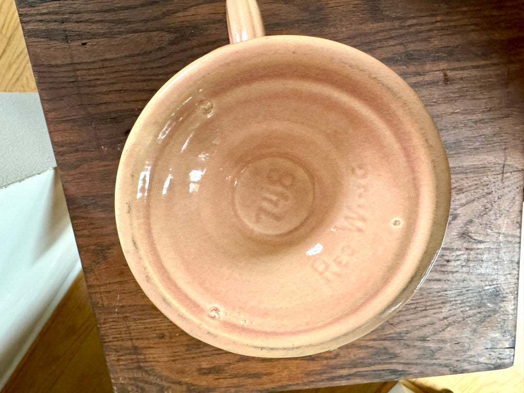 Vtg Red Wing Pottery Vase | Red Wing 748 Vase | Kogan's 100 Line Ceramic Vase | 1930's Ceramic Red Wing 748 Vase| Ceramic Flower Vase