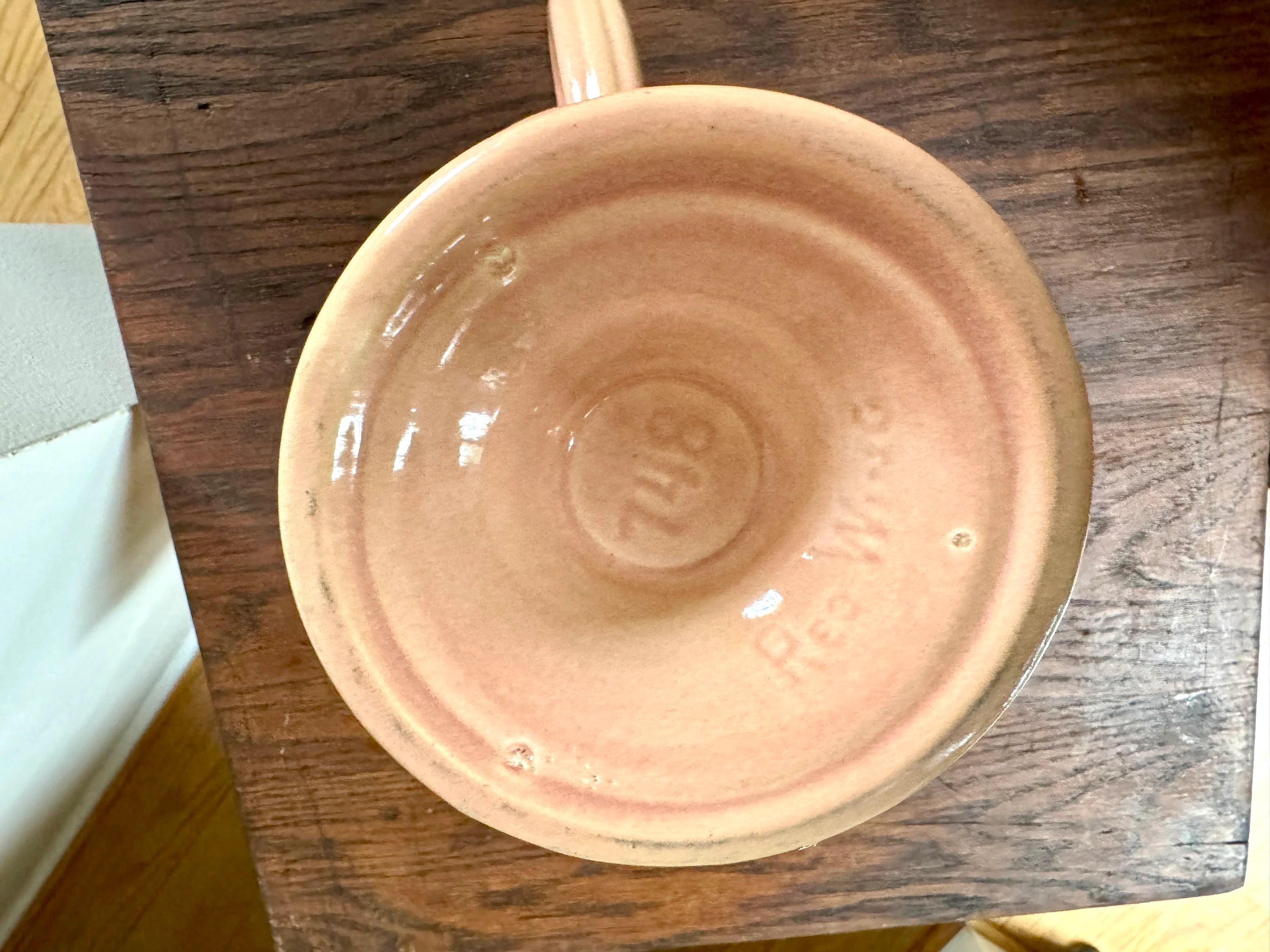 Vtg Red Wing Pottery Vase | Red Wing 748 Vase | Kogan's 100 Line Ceramic Vase | 1930's Ceramic Red Wing 748 Vase| Ceramic Flower Vase