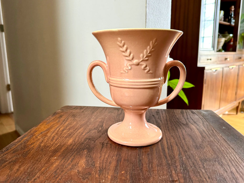 Vtg Red Wing Pottery Vase | Red Wing 748 Vase | Kogan's 100 Line Ceramic Vase | 1930's Ceramic Red Wing 748 Vase| Ceramic Flower Vase