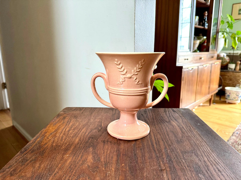 Vtg Red Wing Pottery Vase | Red Wing 748 Vase | Kogan's 100 Line Ceramic Vase | 1930's Ceramic Red Wing 748 Vase| Ceramic Flower Vase