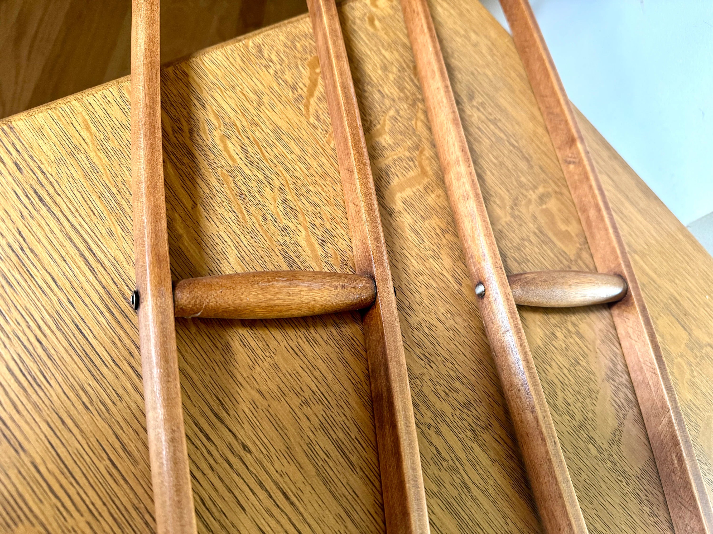Vtg Wooden Crutches | Antique Split Wood Crutches | Vtg Medical Decor | Doctor Office Decor | Antique Split Wood Crutches