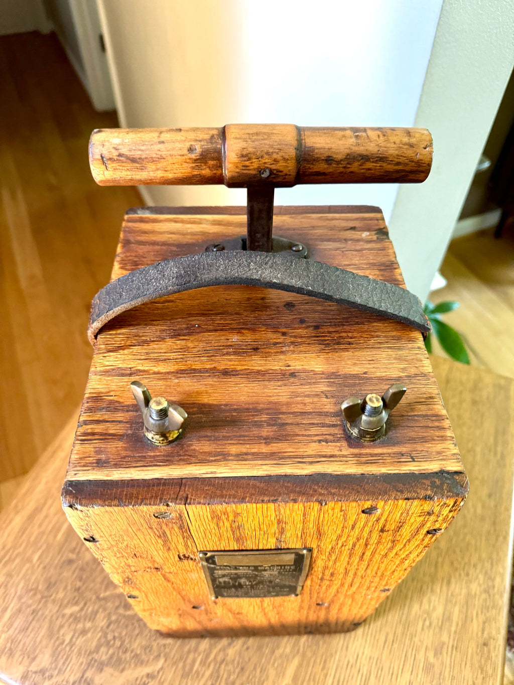 Antique Fidelity Blasting Machine | Old Dynamite Detonator Box | TNT Plunger Detonator | Western Decor | Mining Blasting Machine