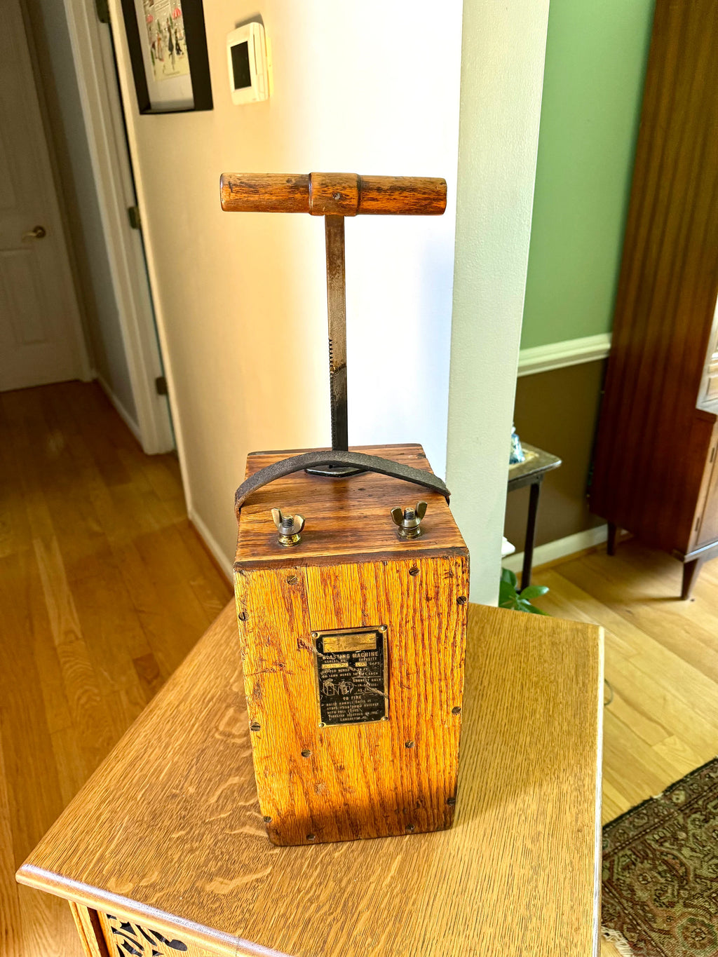 Antique Fidelity Blasting Machine | Old Dynamite Detonator Box | TNT Plunger Detonator | Western Decor | Mining Blasting Machine