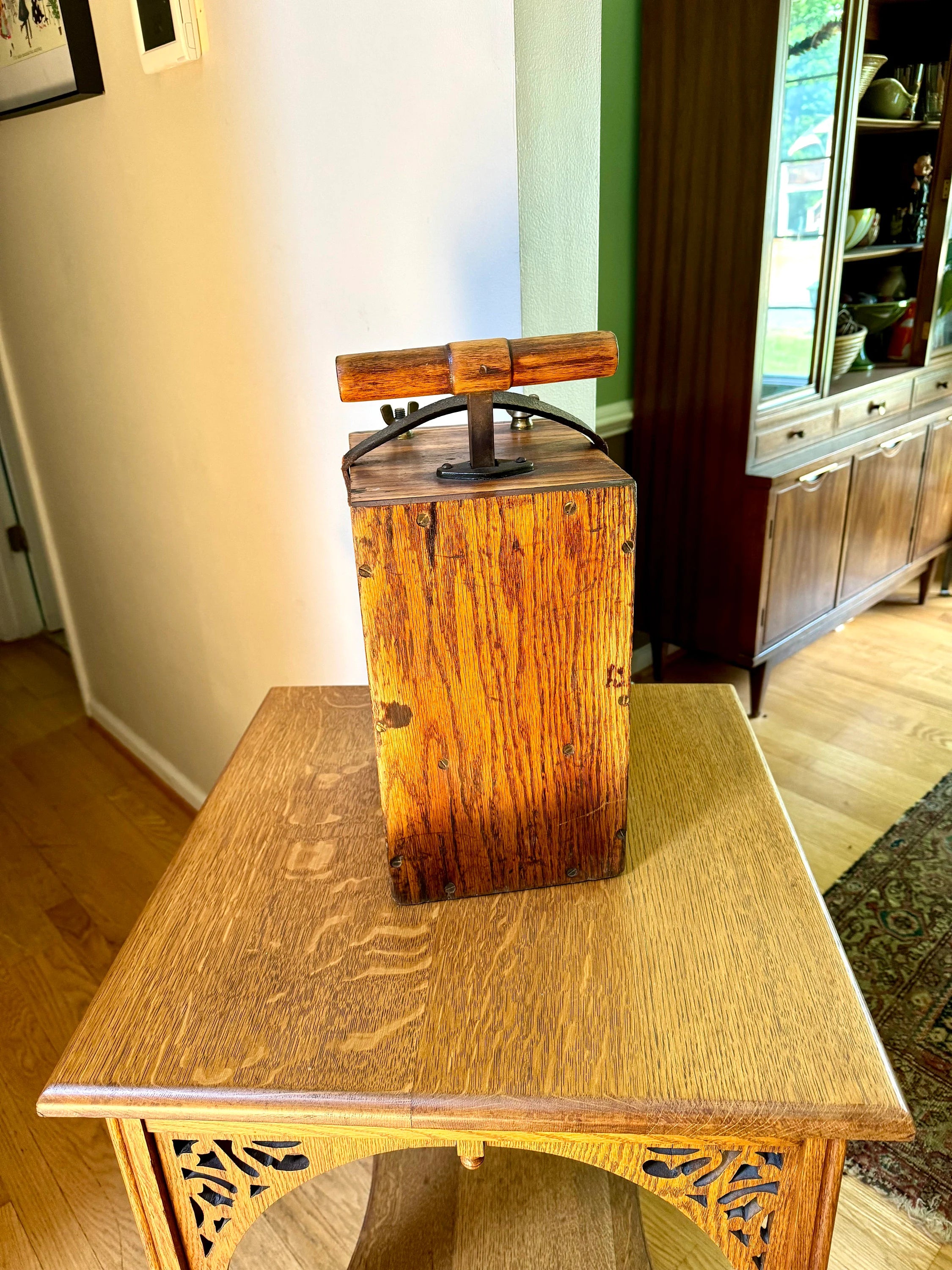 Antique Fidelity Blasting Machine | Old Dynamite Detonator Box | TNT Plunger Detonator | Western Decor | Mining Blasting Machine