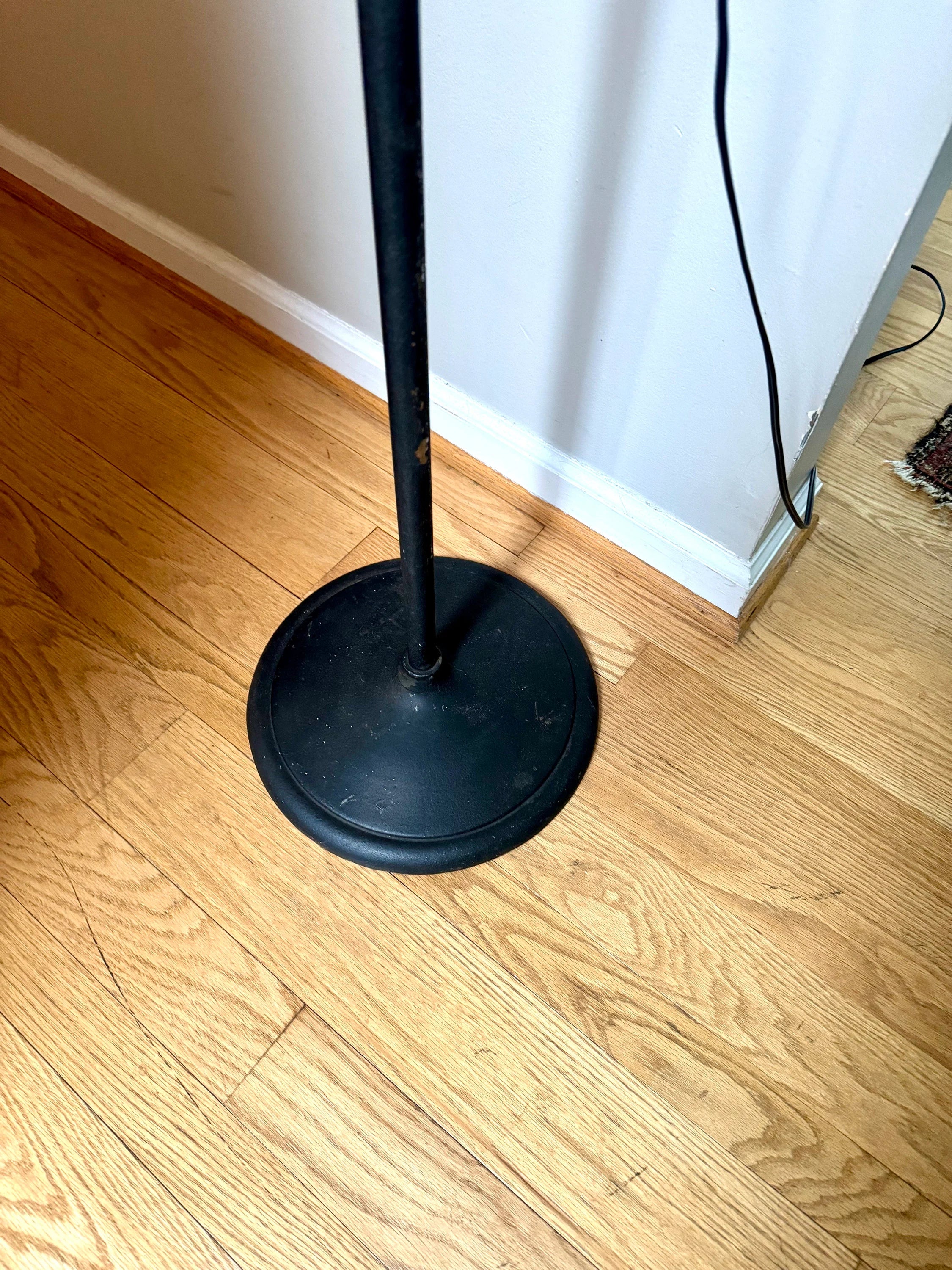 Vintage Weldon Spotlight on Stand | Industrial Stage Lamp & Stand | Adjustable Theatre Spot Light | Industrial Floor Lamp | Rustic Floor Lamp