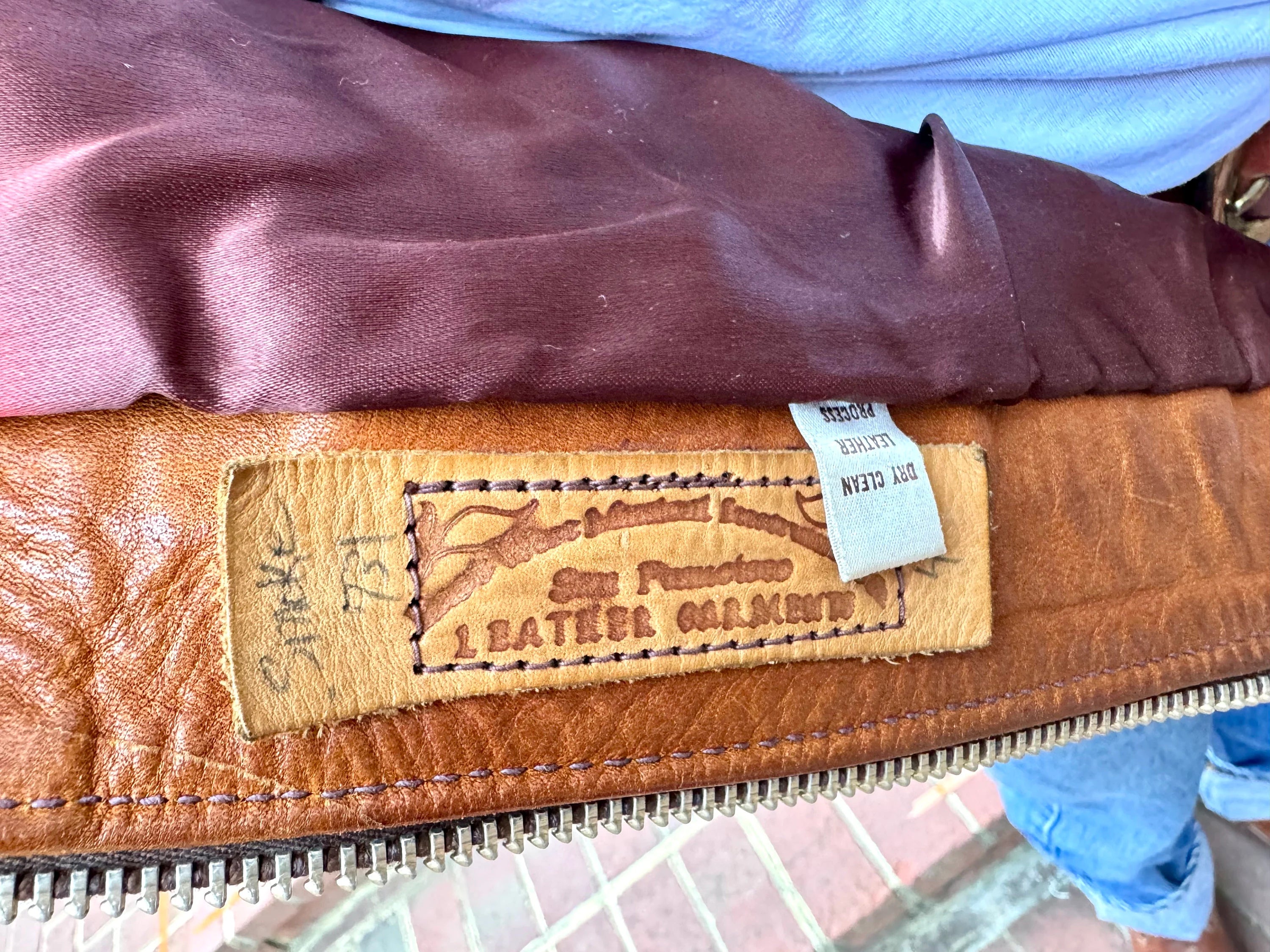 Vtg East West Musical Instruments Leather Jacket | 1960's East West Musical Instruments "Smoke" Leather Jacket | 60's Leather Jacket