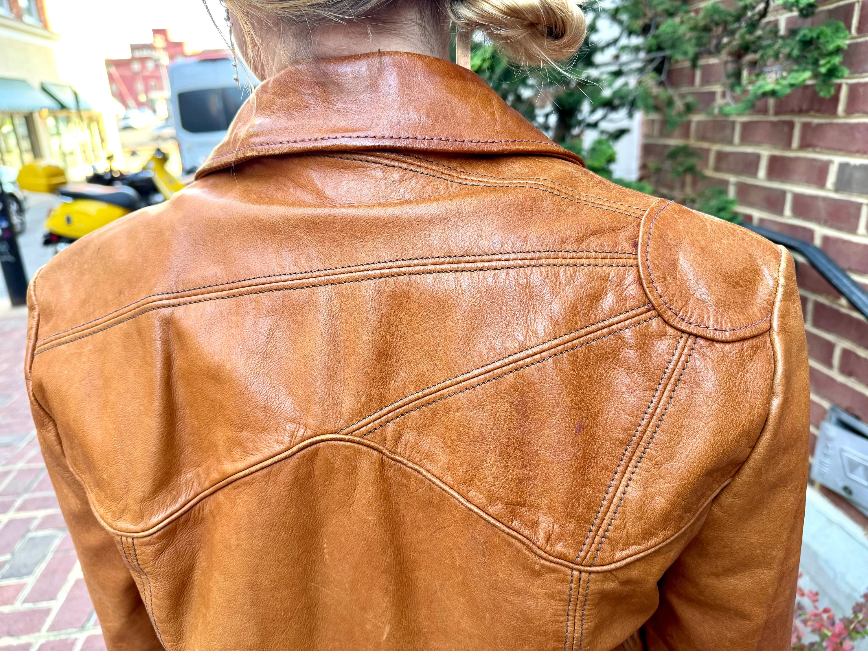 Vtg East West Musical Instruments Leather Jacket | 1960's East West Musical Instruments "Smoke" Leather Jacket | 60's Leather Jacket