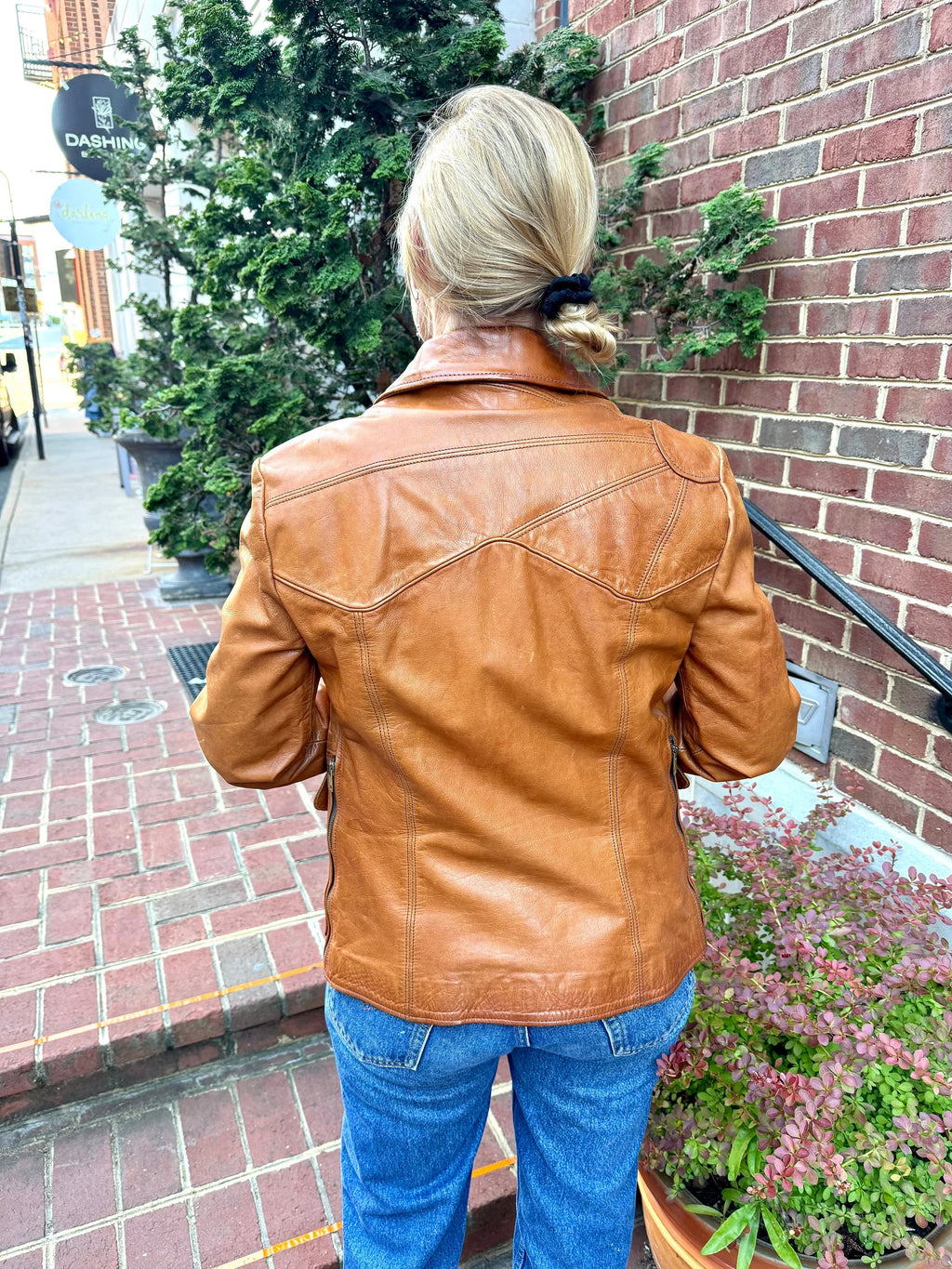 Vtg East West Musical Instruments Leather Jacket | 1960's East West Musical Instruments "Smoke" Leather Jacket | 60's Leather Jacket