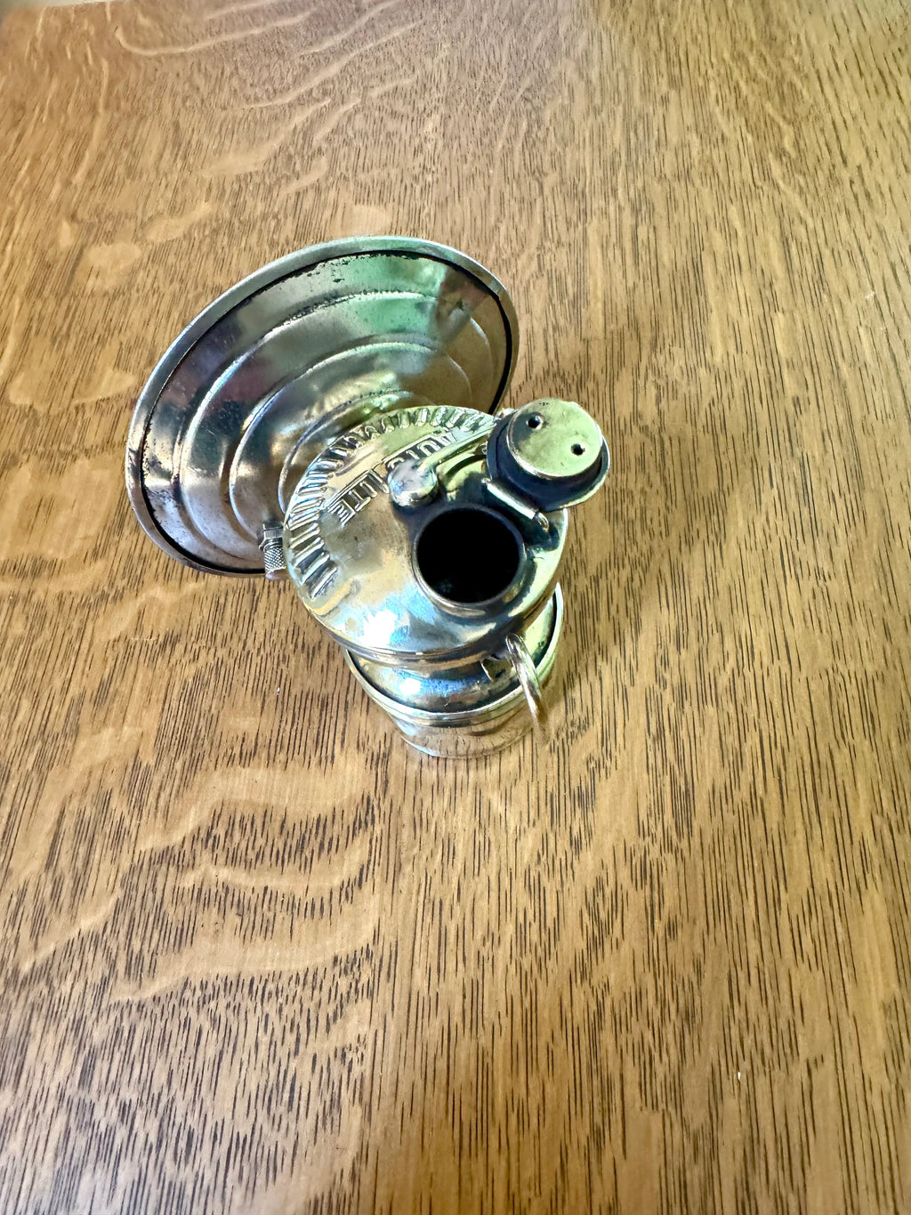 Vintage Auto-Lite Carbide Coal Miners Lamp | Brass Carbide Coal Miners Headlamp | Coal Miners Lamp | Semi-polished Brass Universal Lamp Co.