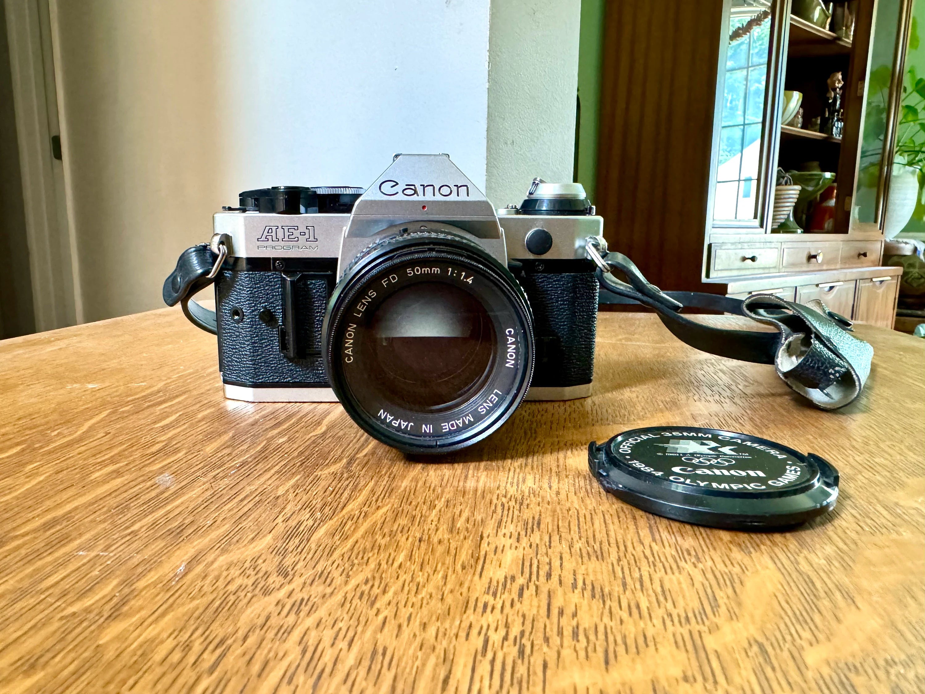 Vintage Canon AE-1 Program Camera | Canon AE1 Program 35MM Film Camera with Canon 50mm 1:1.4 Lens | 35mm Camera with Lens | Canon Camera