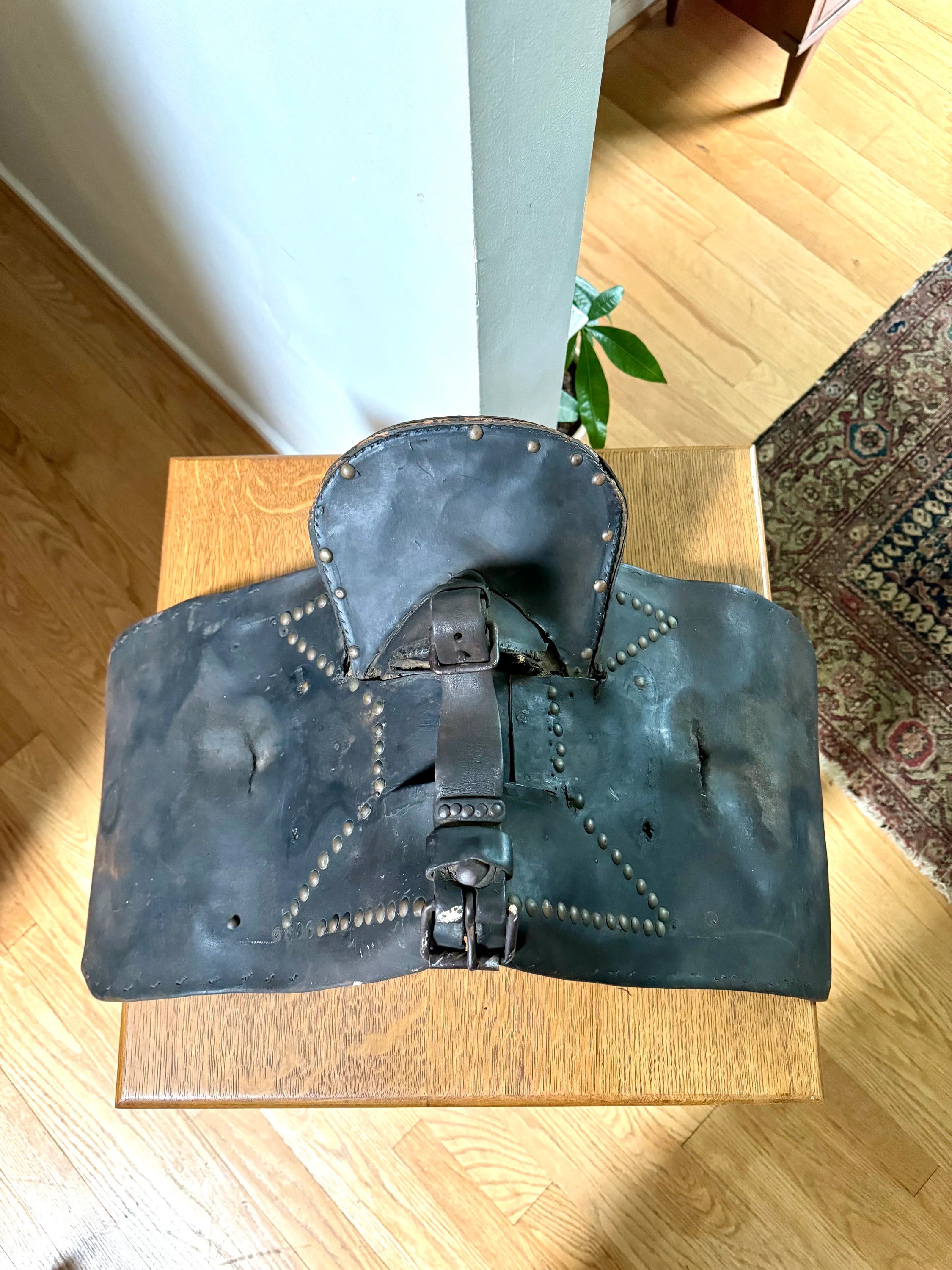 Vintage Unique Small Saddle | Antique Small Western Saddle | Western Decor | Very Early Small Saddle