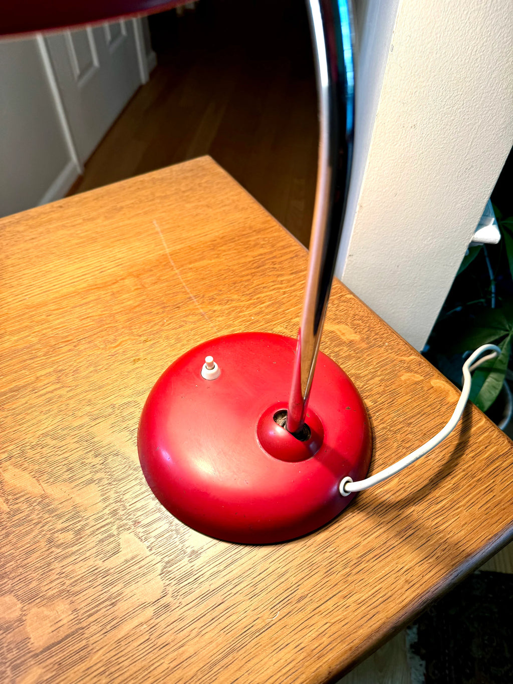 MCM Christian Dell No. 6786 Desk Lamp | Red Kaiser Idell Lamp | All Original Christian Dell German Desk Lamp | Board Lamp