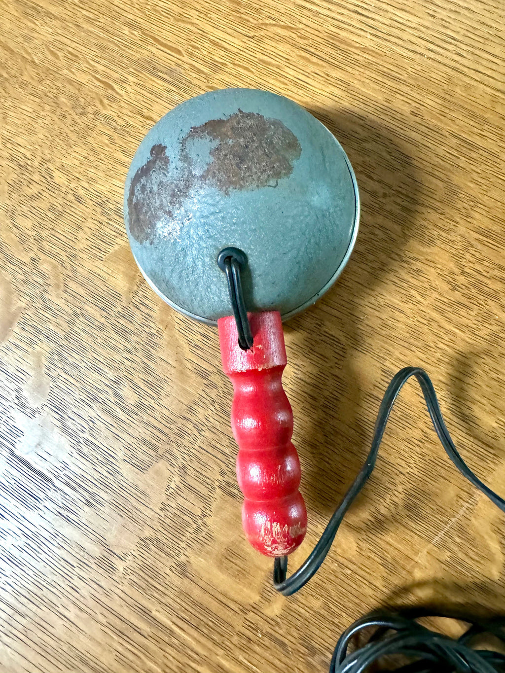 Vintage GE Automobile Spotlight | General Electric Red Handled Spotlight | Handheld 12V Auxiliary Spot Lamp | Automobile Work Light