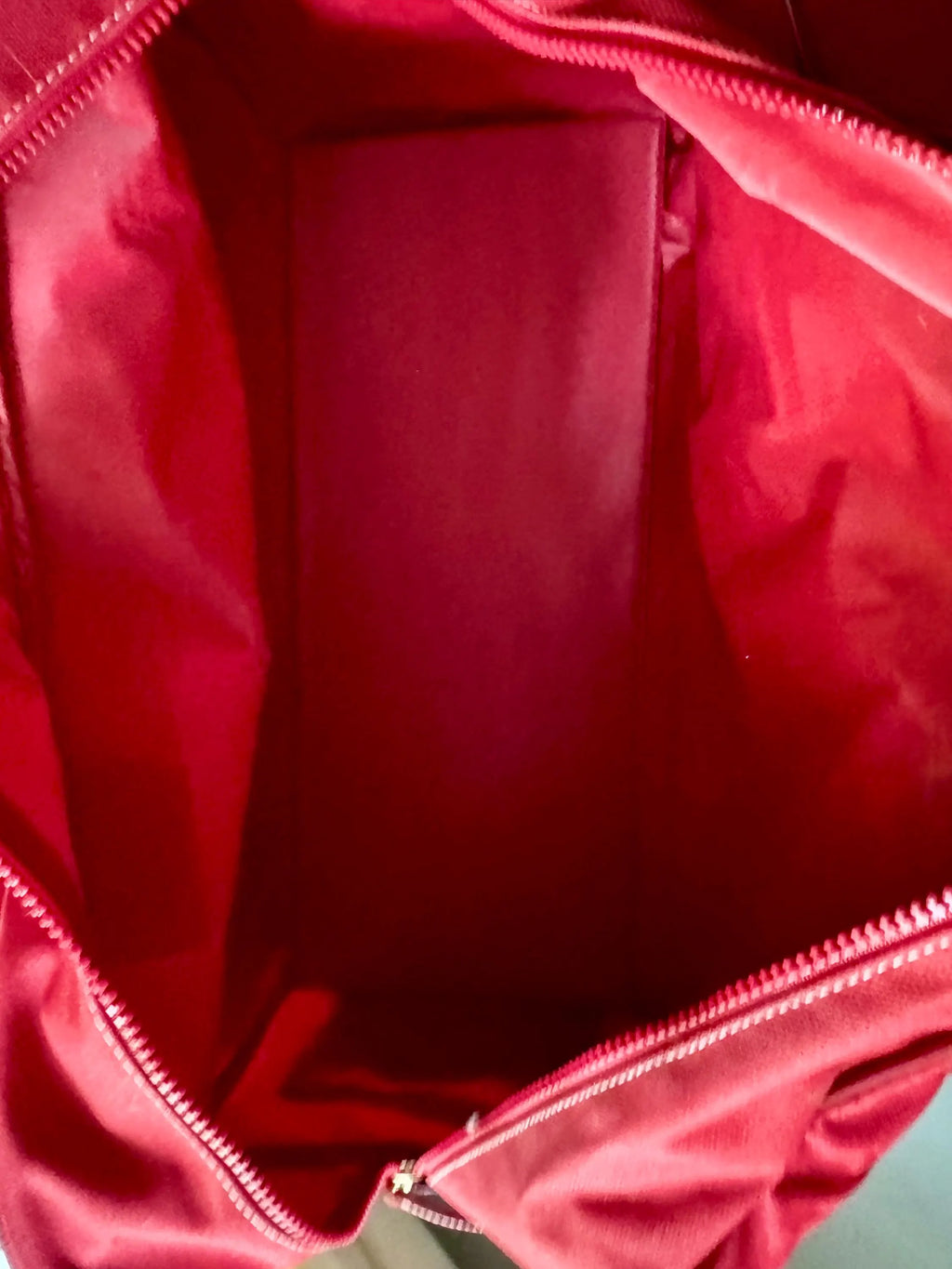 Vtg Estee Lauder Duffel Bag | Red Canvas and Vinyl Hand Bag | Over Night Bag | Estee Lauder Bag | Carry on Bag | Gym Bag