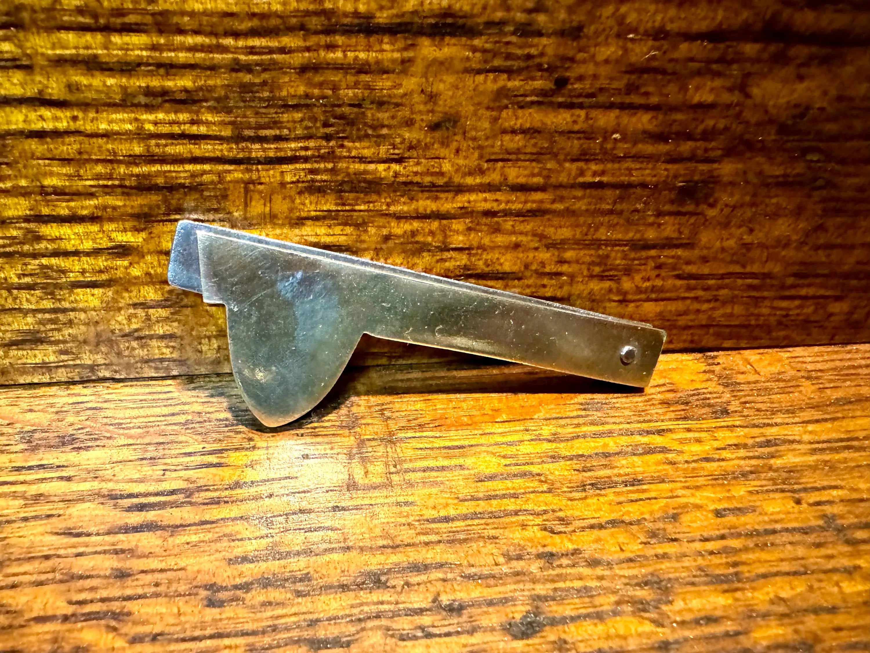 An Antique Civil War Era Surgical Bleeder Fleam With Brass Shield | Blood Letting Fleam Lancet | Two Bladed Fleam | G.Gregory Bleeding Fleam