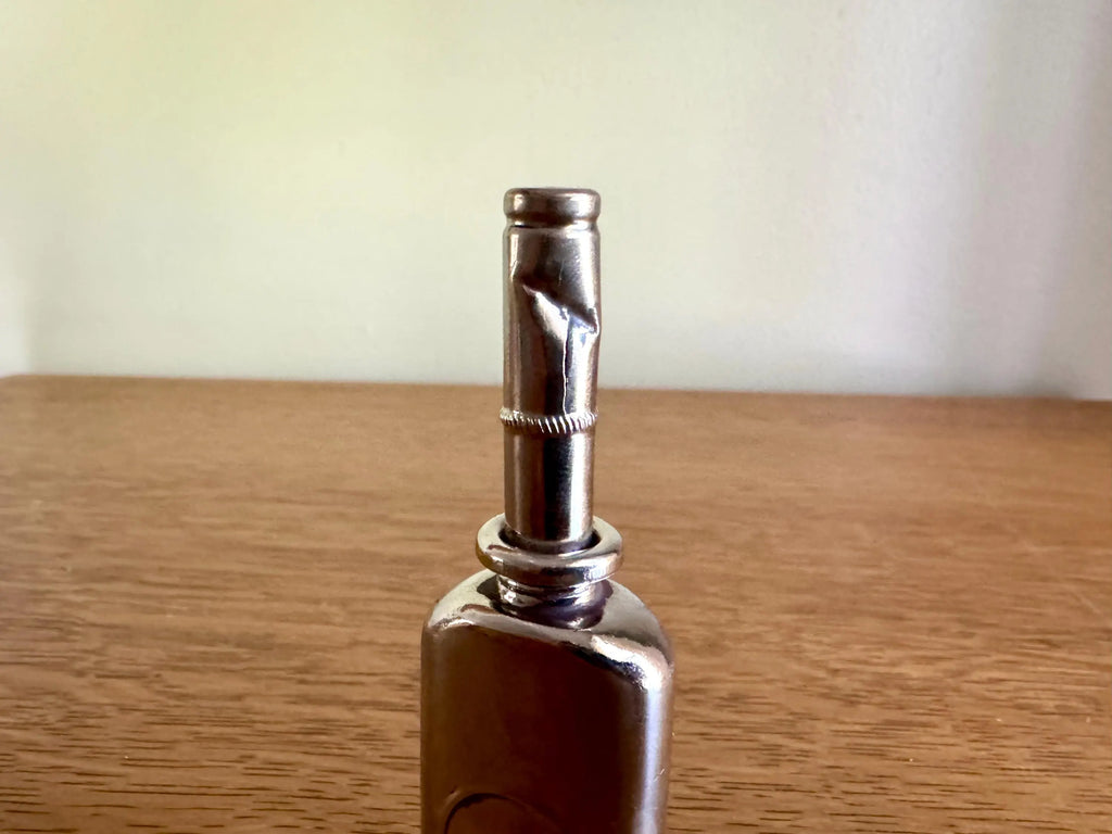 Small 1895 Oil Can | Vintage Tiny Oiler Bottle | Industrial Oil Dispenser | Small Lighter Fuel Can | Antique Oil Can