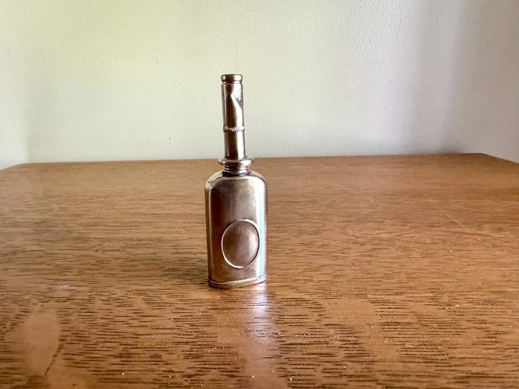 Small 1895 Oil Can | Vintage Tiny Oiler Bottle | Industrial Oil Dispenser | Small Lighter Fuel Can | Antique Oil Can