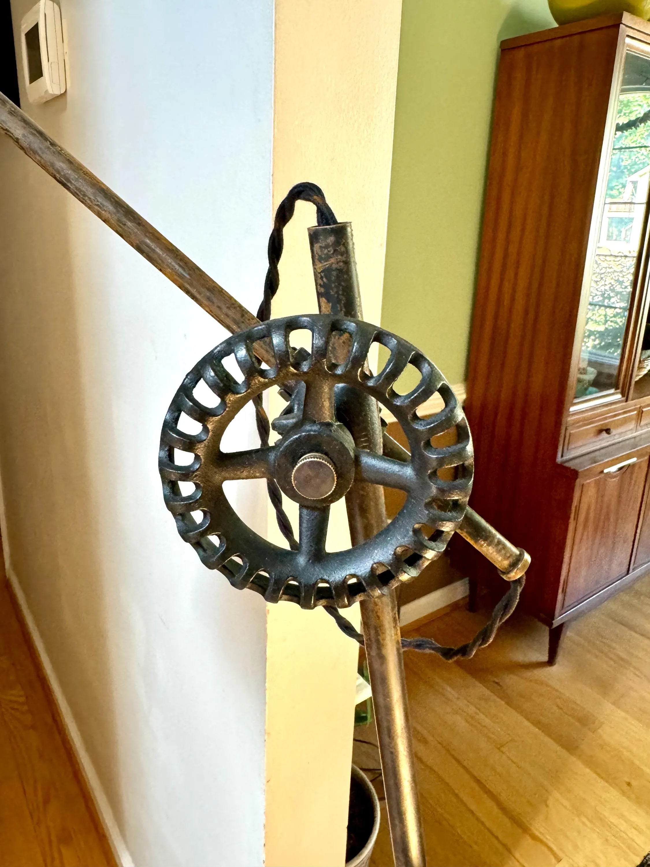 O.C. White Frankenstein Task Lamp | Articulating Drafting Floor Lamp | Industrial OC White Lamp | Industrial Desk Lamp