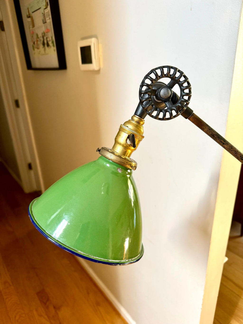 O.C. White Frankenstein Task Lamp | Articulating Drafting Floor Lamp | Industrial OC White Lamp | Industrial Desk Lamp