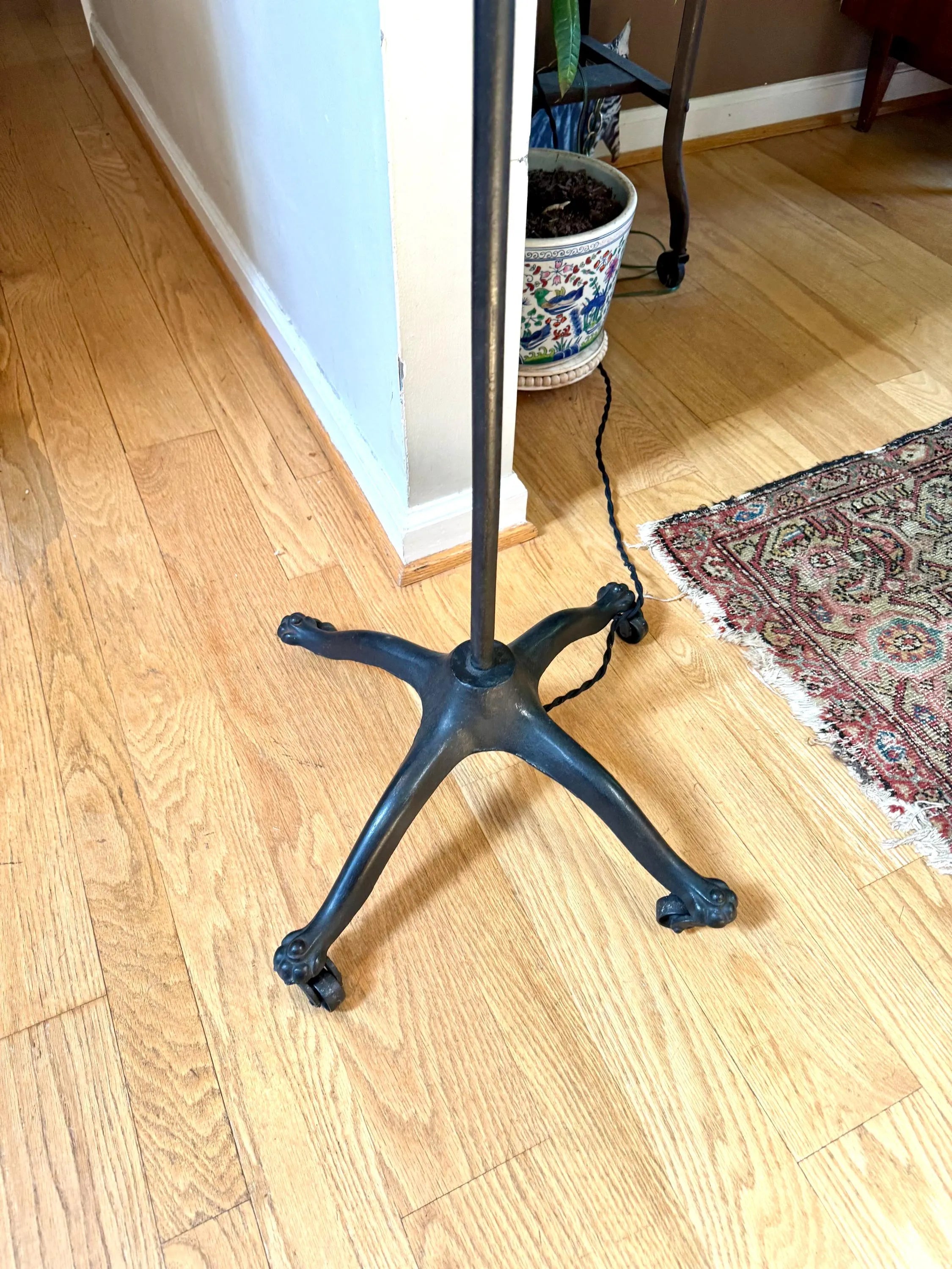 O.C. White Frankenstein Task Lamp | Articulating Drafting Floor Lamp | Industrial OC White Lamp | Industrial Desk Lamp