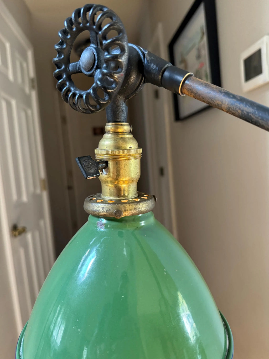 O.C. White Frankenstein Task Lamp | Articulating Drafting Floor Lamp | Industrial OC White Lamp | Industrial Desk Lamp