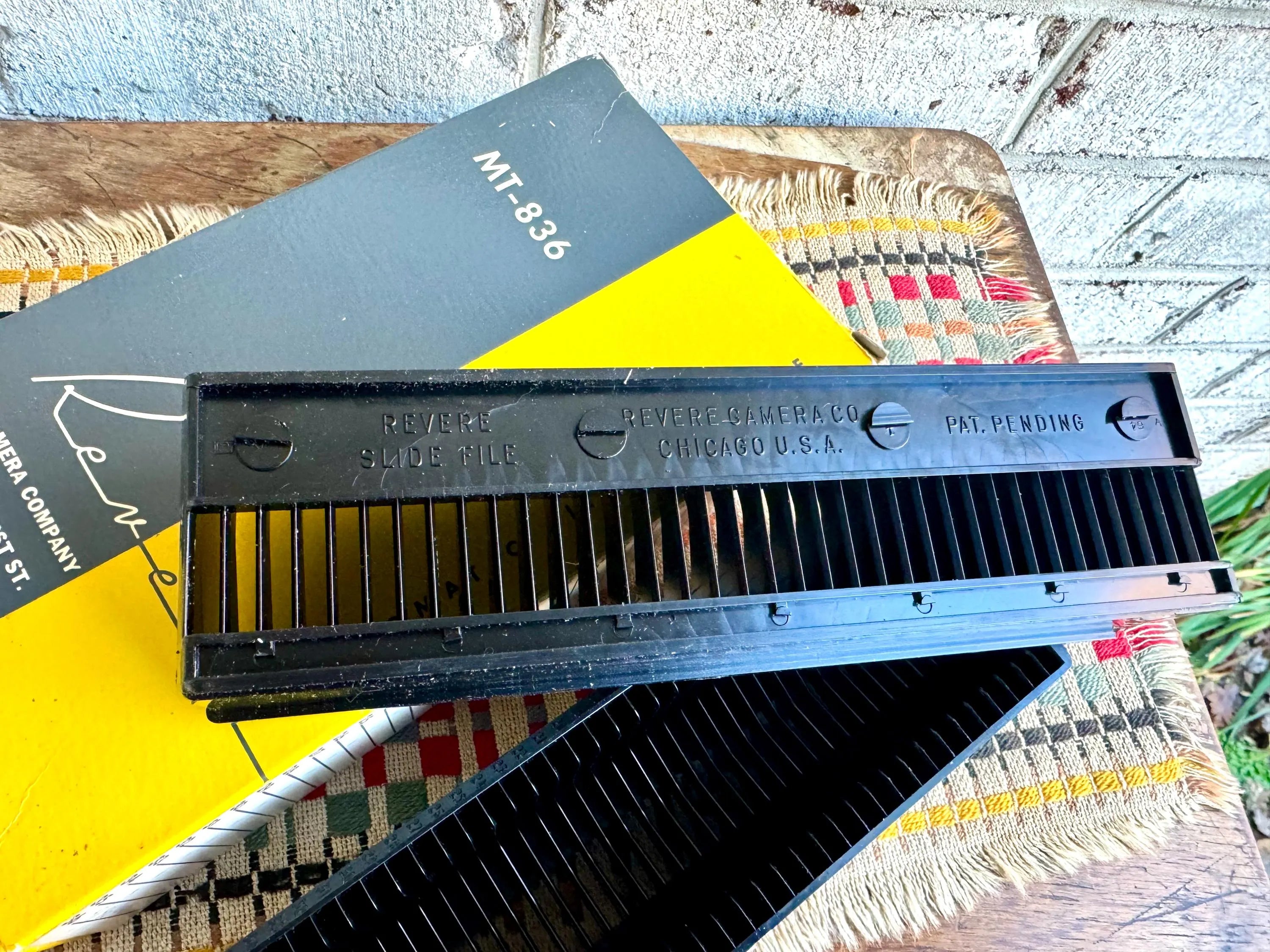 Vtg Revere MT-836 Slide Trays | Automatice Slide Projector Slide Trays | Revere MT-836 Slide Trays in Original Box | Photo Slide Storage
