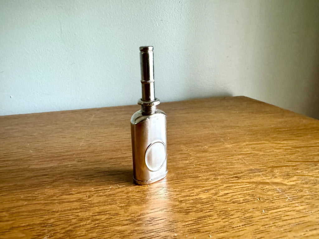 Vtg Small 1895 Oil Can | Tiny Oiler Bottle | Industrial Oil Dispenser | Small Lighter Fuel Can | Antique Oil Can | Fishing Reel Oiler