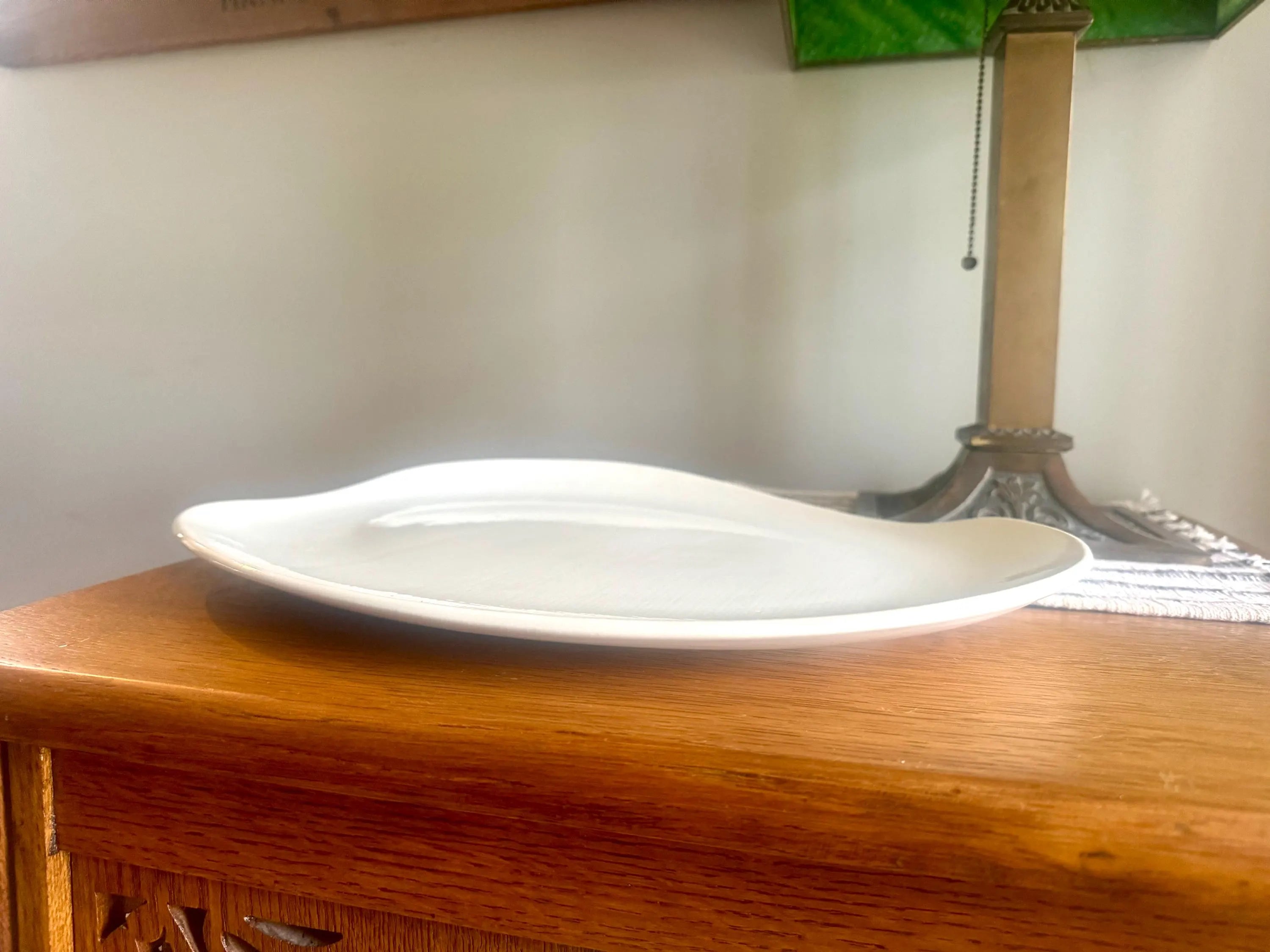 Vtg Red Wing China 20th Century Serving Platter | Red Wing Bone China Serving Plate | MCM Dinnerware | Redwing Textured MCM Turkey Plate