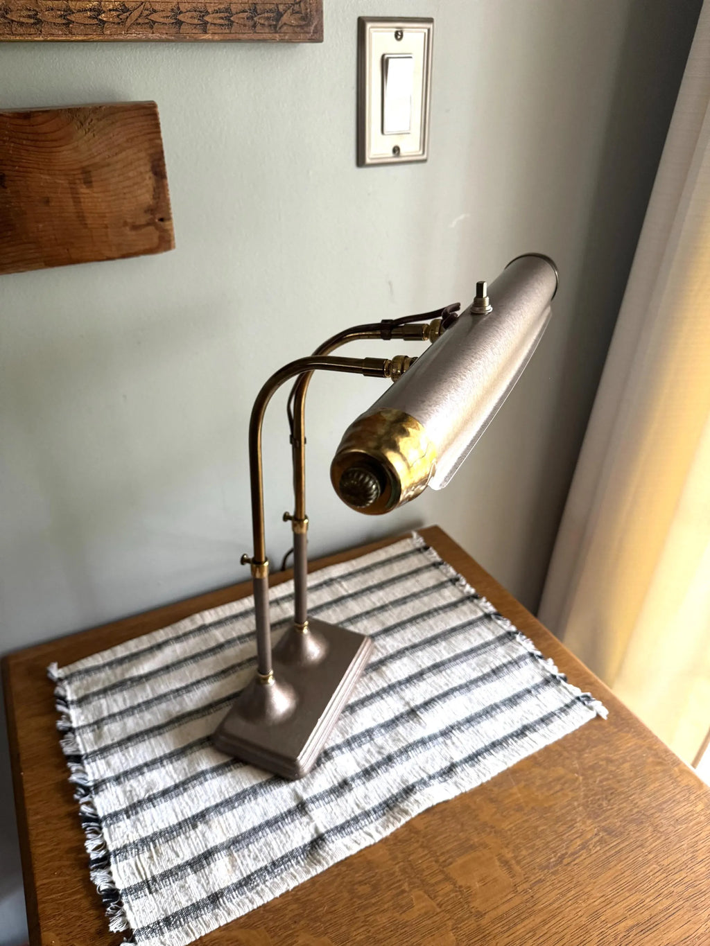 Vtg Radionic Trans Co. Desk Lamp  | Retro Bankers Desk Lamp | Adjustable Piano Lamp | Mod Style Desk Lamp | Adjustable Bankers Lamp