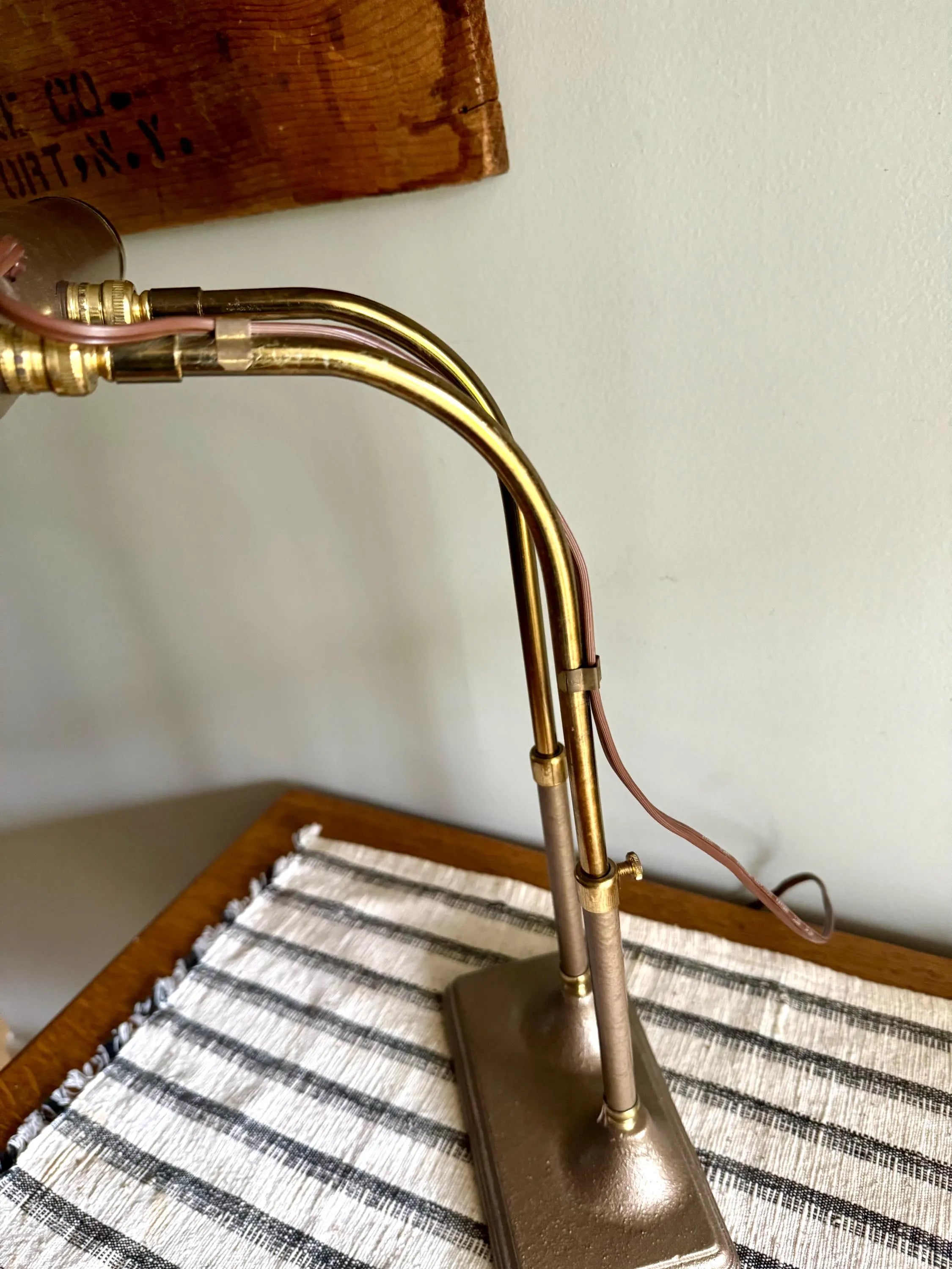 Vtg Radionic Trans Co. Desk Lamp  | Retro Bankers Desk Lamp | Adjustable Piano Lamp | Mod Style Desk Lamp | Adjustable Bankers Lamp