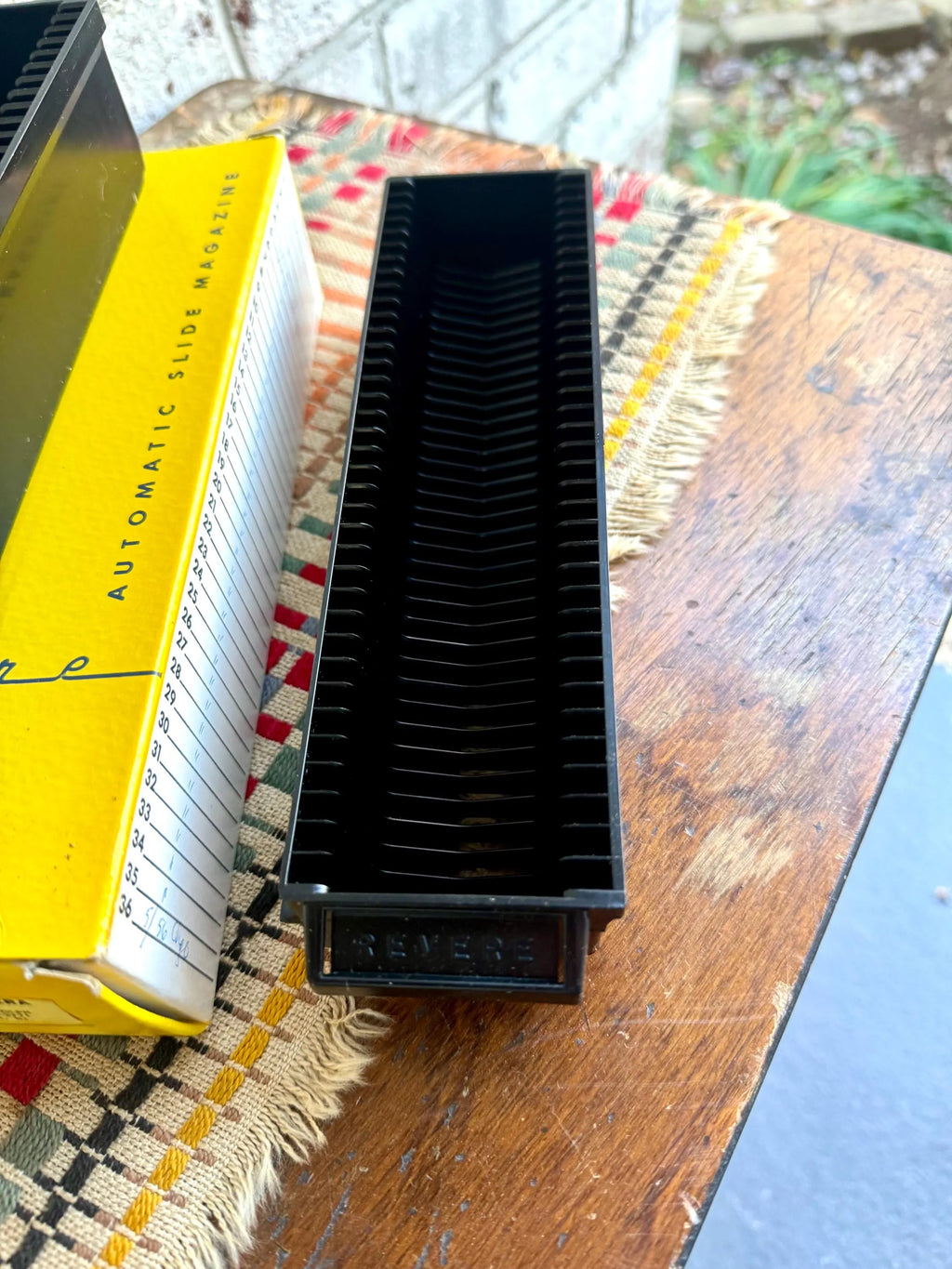 Vtg Revere MT-836 Slide Trays | Automatice Slide Projector Slide Trays | Revere MT-836 Slide Trays in Original Box | Photo Slide Storage