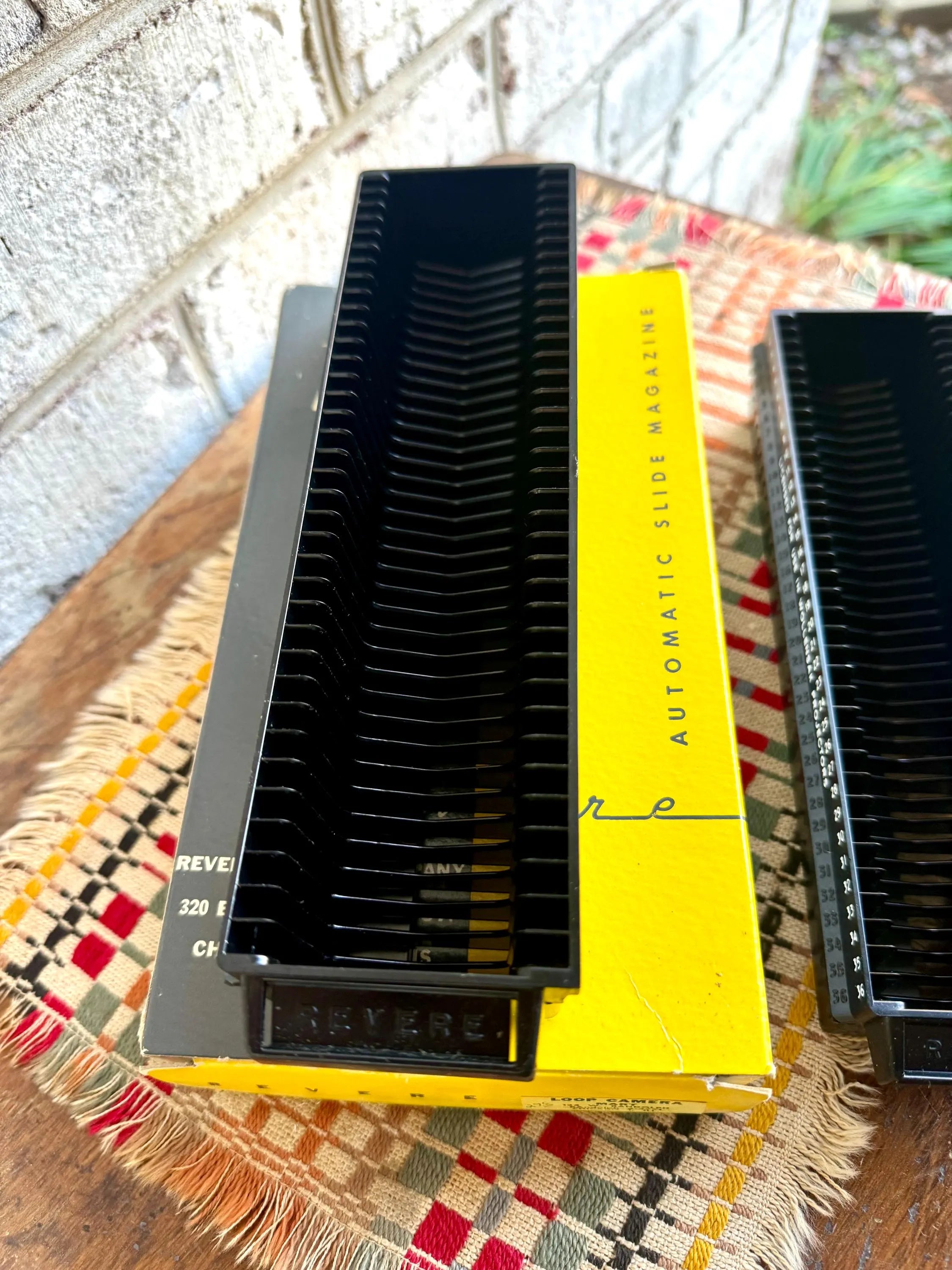 Vtg Revere MT-836 Slide Trays | Automatice Slide Projector Slide Trays | Revere MT-836 Slide Trays in Original Box | Photo Slide Storage