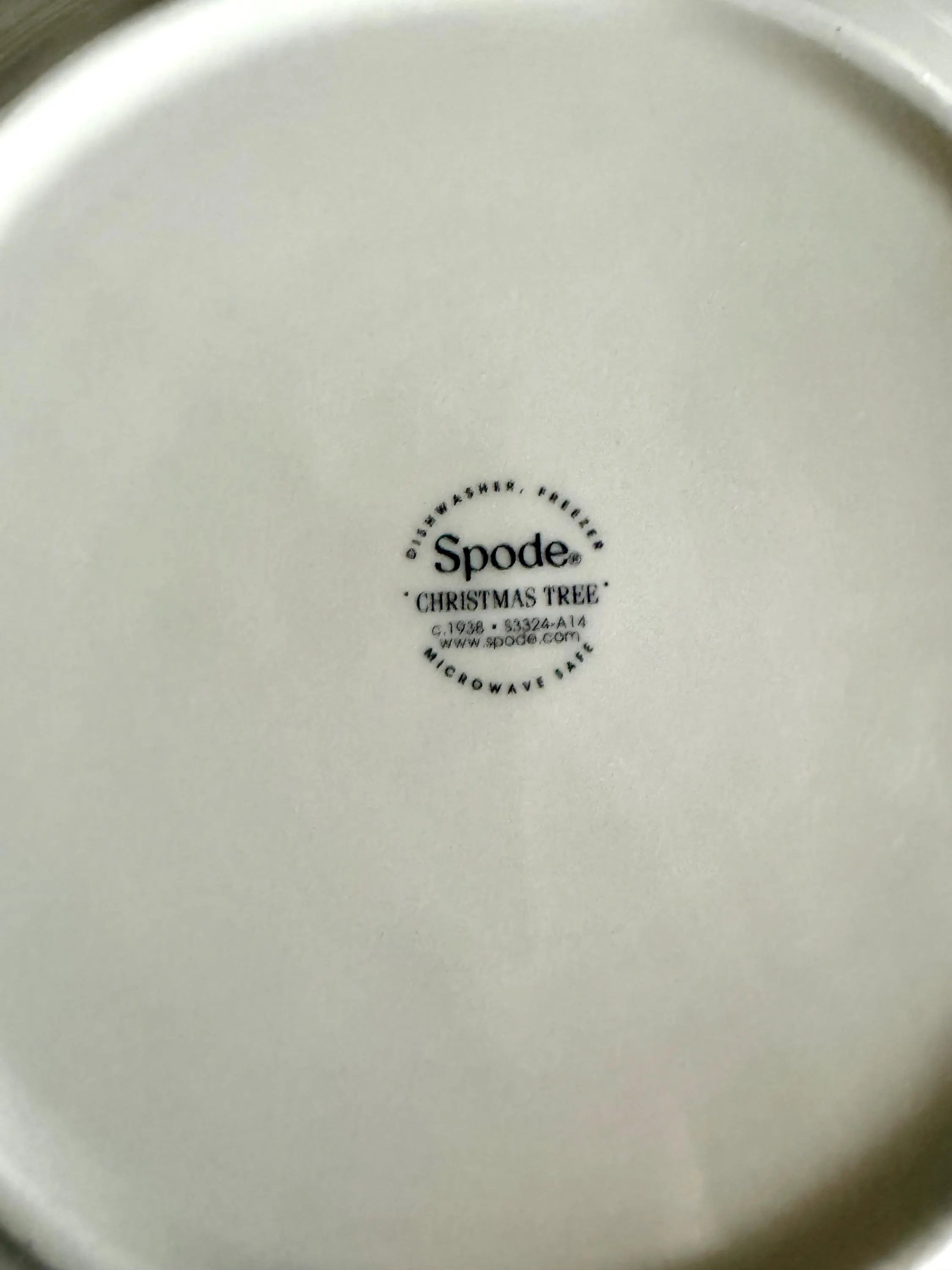 Vtg Spode Christmas Dinner Plate| 10 1/2" Spode Christmas Tree Plate| Spode Christmas Tree Dinner Plates (8 Plates avail)