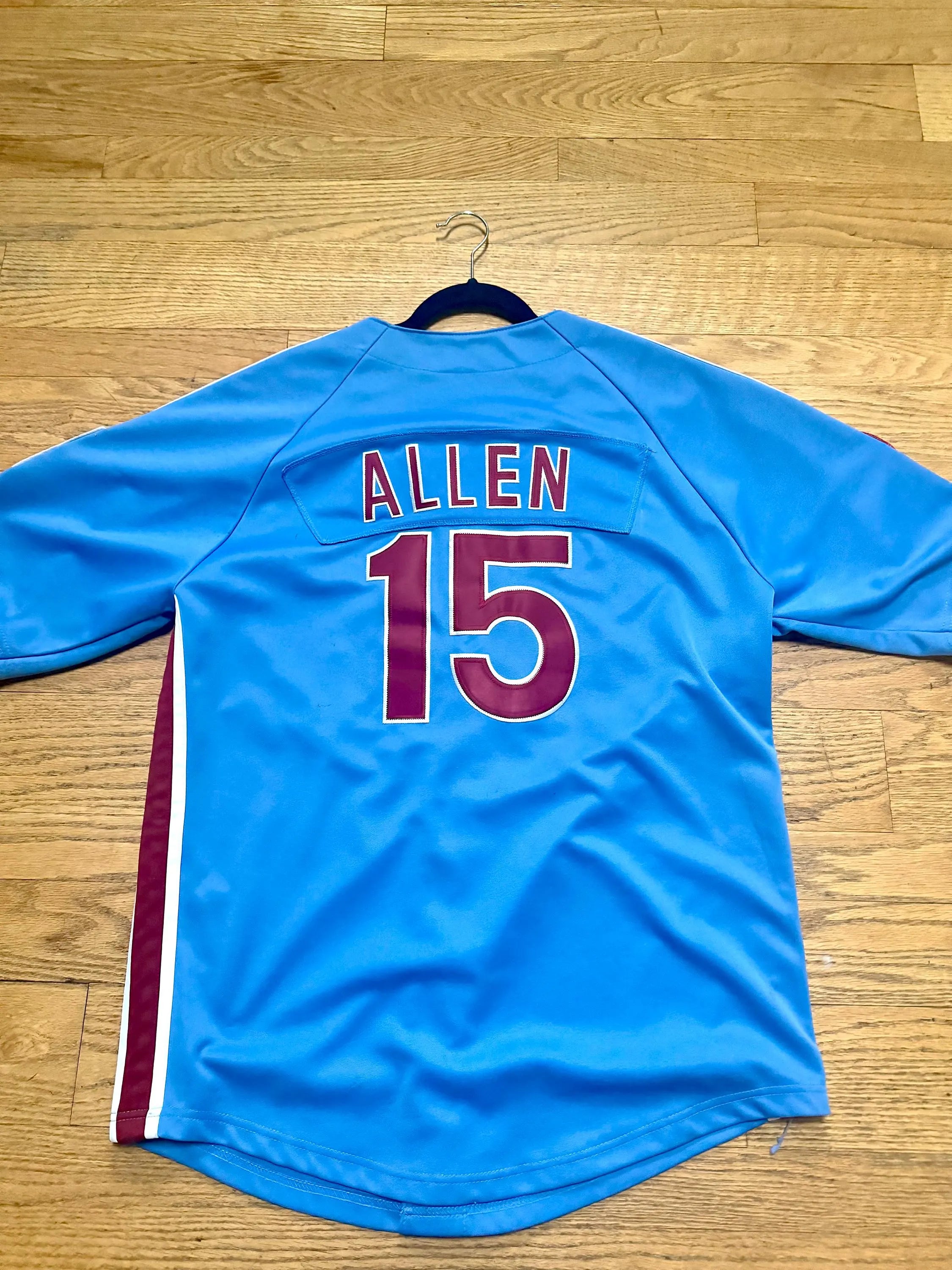 Vtg 1976 Mitchell and Ness Philadelphia Phillies Dick Allen Jersey| Cooperstown Collection Dick Allen Jersey| Richie Allen Jersey