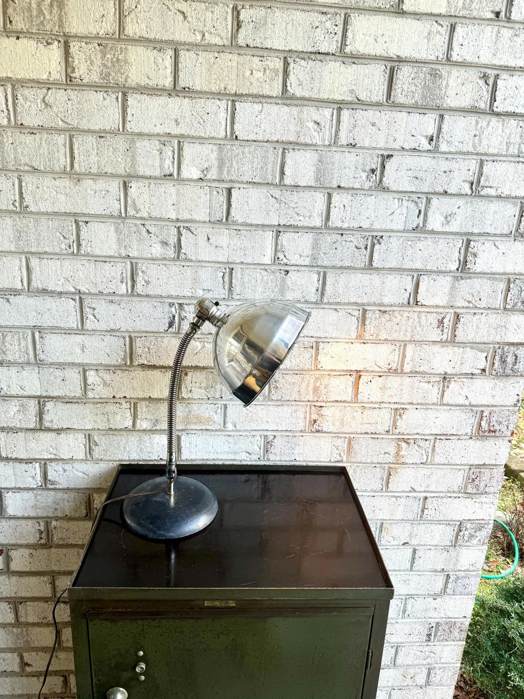 Vintage Industrial Gooseneck Task Lamp | Benjamin Industrial Desk Lamp | Adjustable Task Lamp | Rustic Heavy Duty Task Lamp