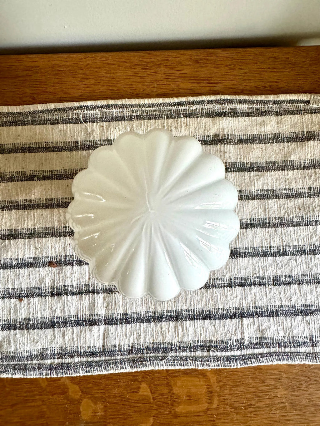 Vintage Milk Glass Ribbed Light Globe | Ceiling Lamp Screw in Glass Globe | 6 Inch Glass Ribbed Globe