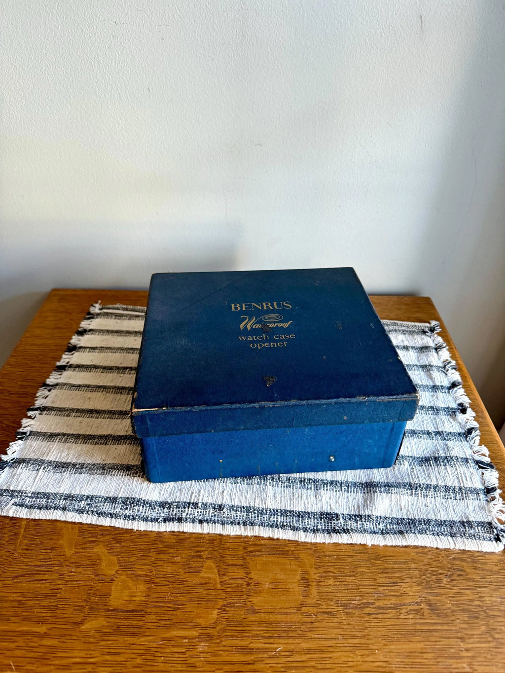 Vtg Benrus Waterproof Watch Case Open and Closing Tool | Benrus Watch Case Open Vise | Benrus Watch Vise With Box