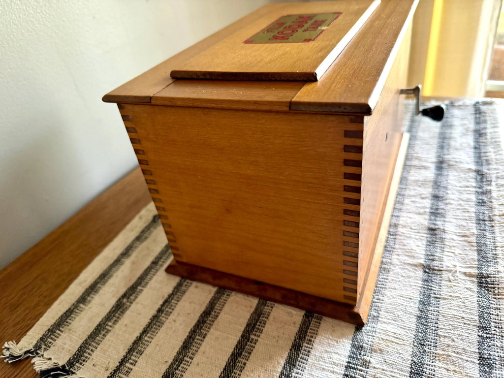 Vtg Wood Kodak Film Tank Box | Kodak Model B-2 Film Tank | Kodak Wood Film Development Box | Tongue and Groove Wooden Kodak Box