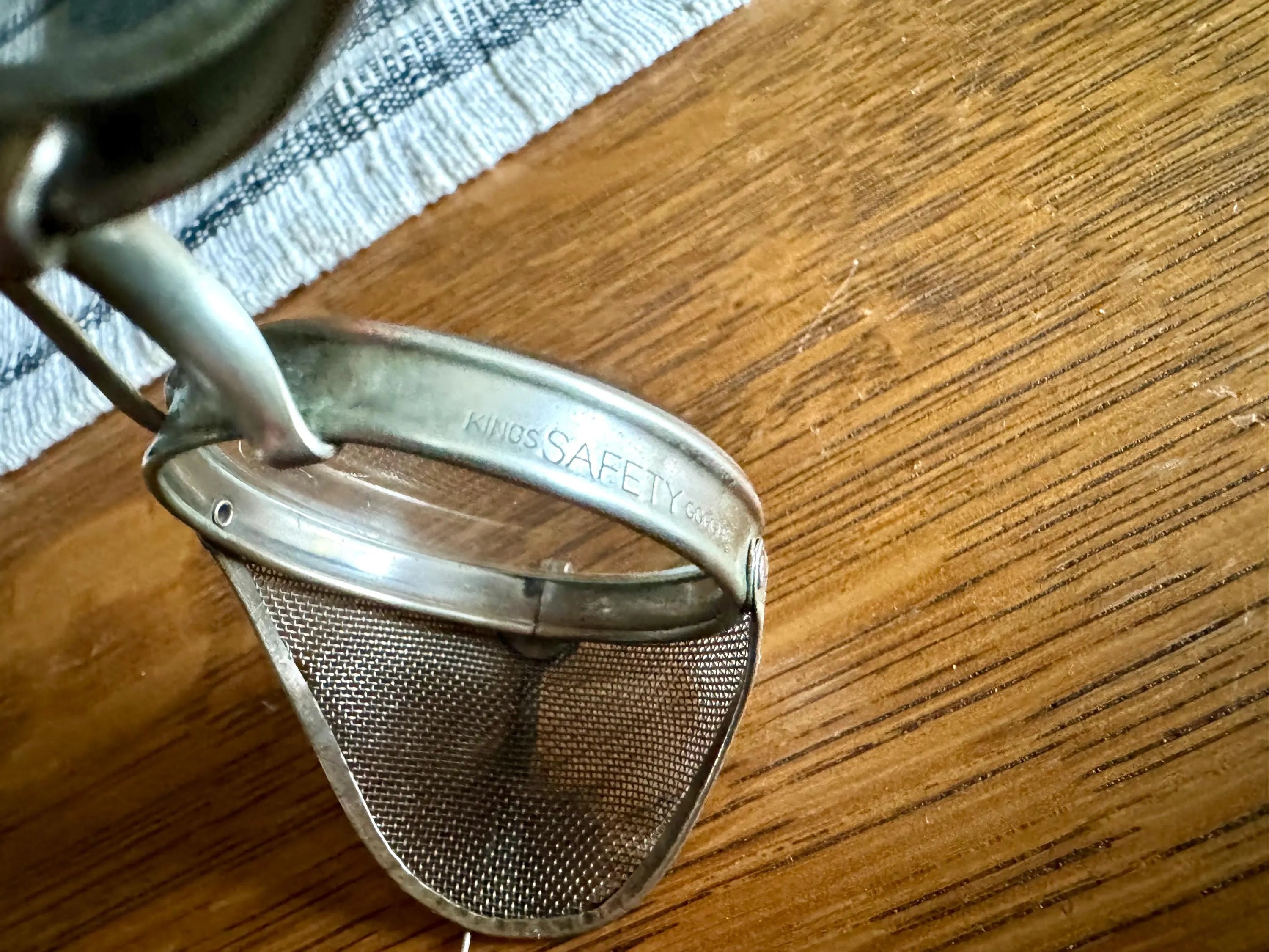 1910's King's Wire Rim Safety Glasses | Saniglas Metal Safety Goggles | Vtg Factory Glasses | Pennsylvania Railroad Safety Glasses